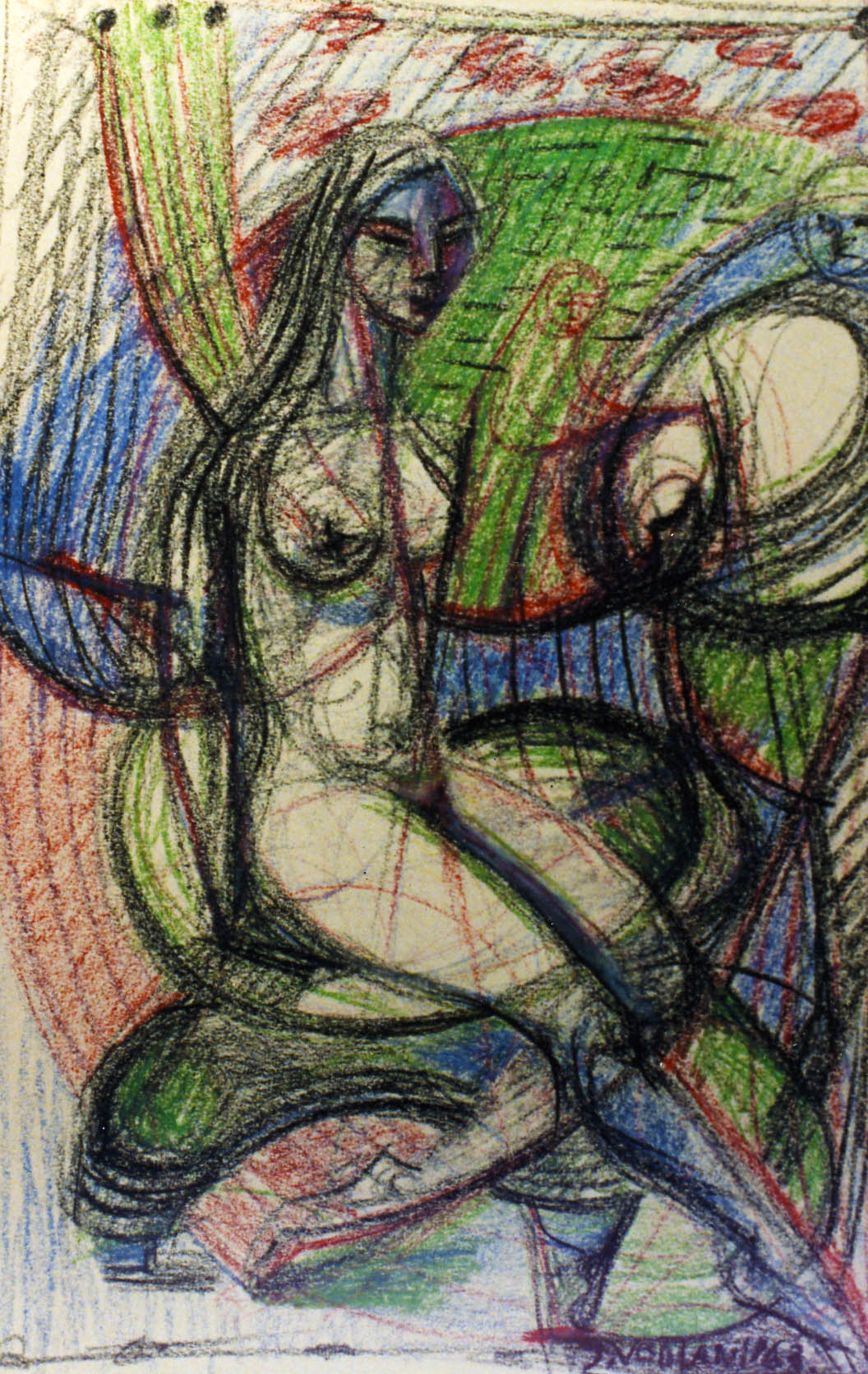 10"x13" Crayon on Paper (1963)