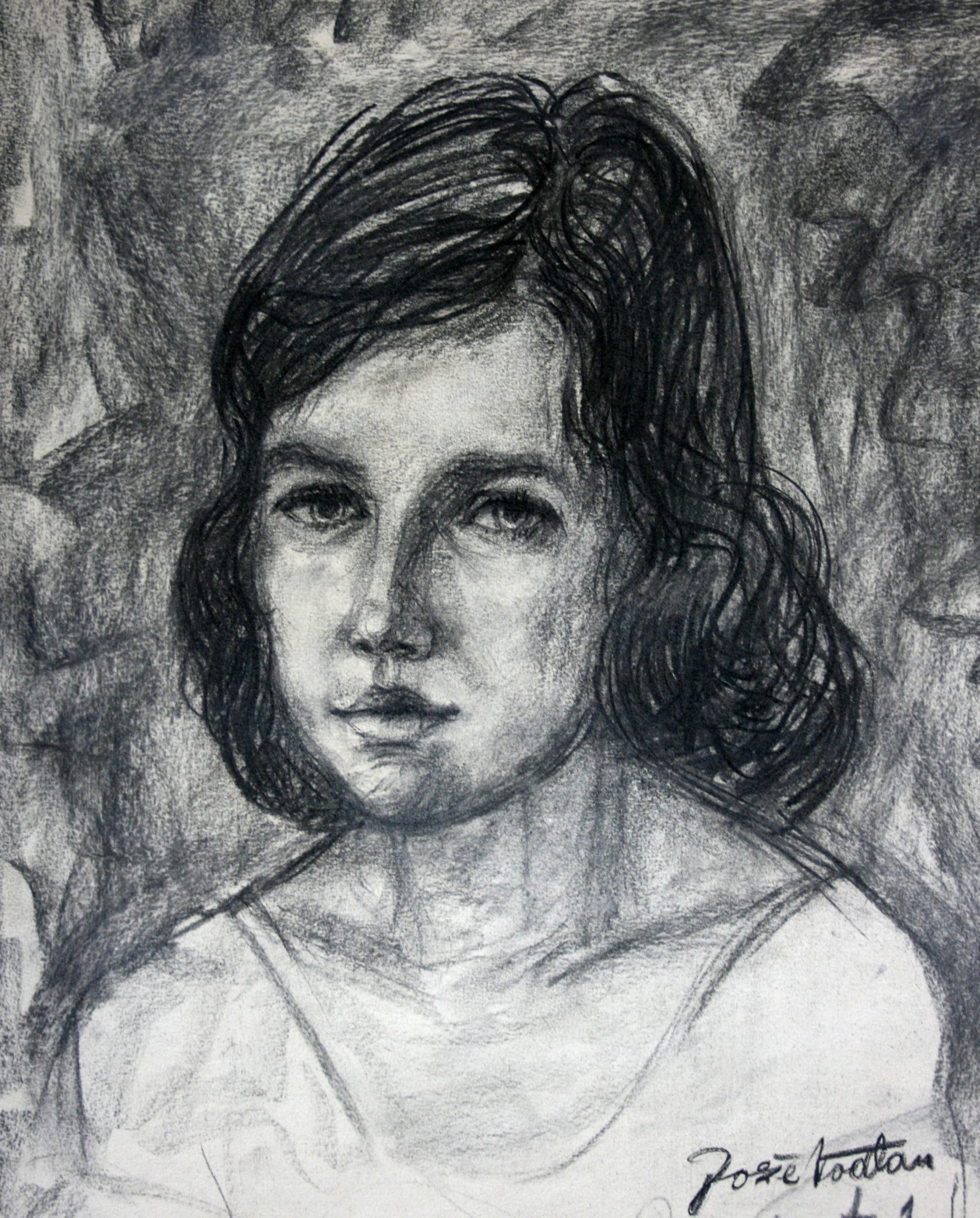 11"x15" Charcoal on Paper (1974)