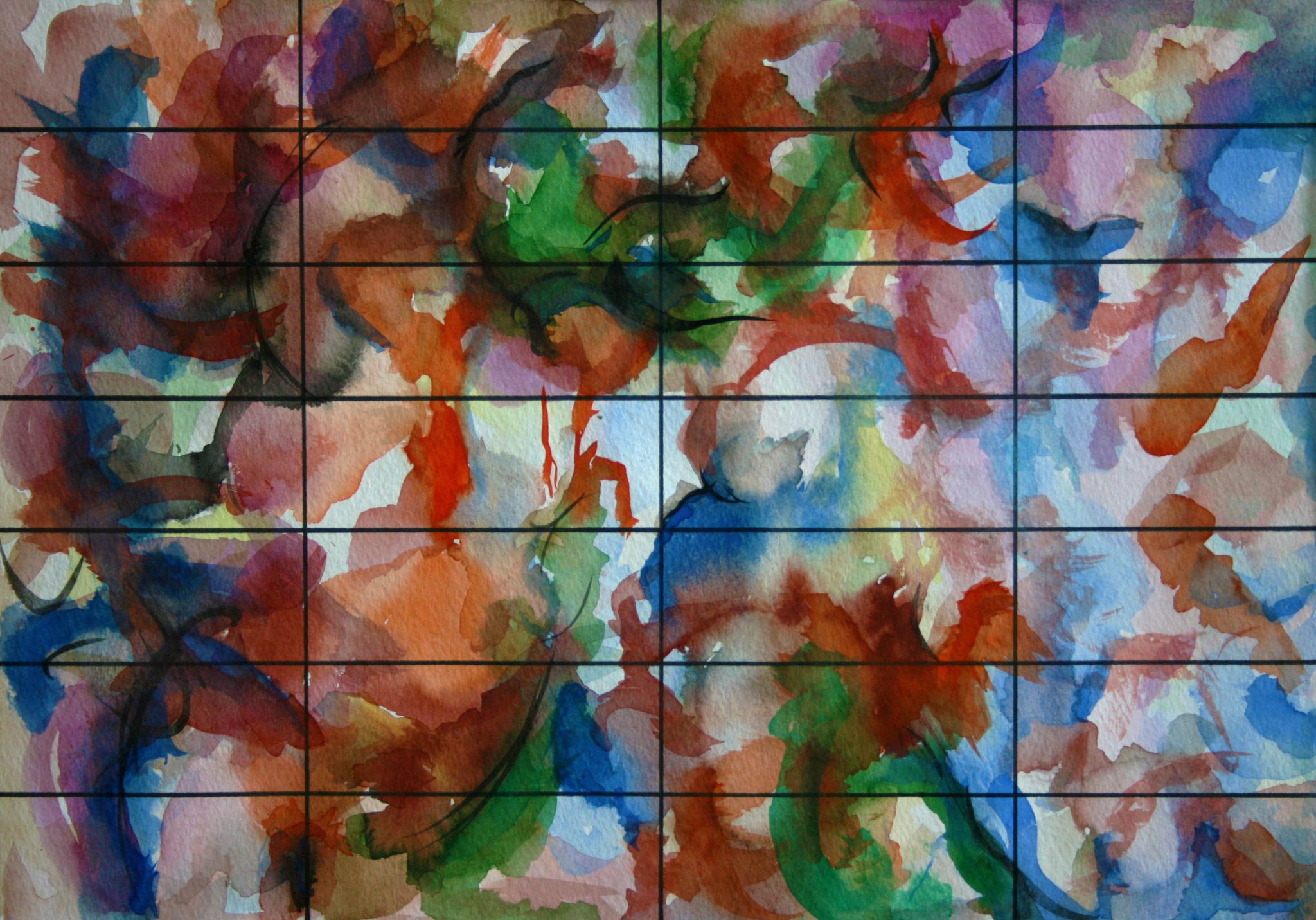 11"x15" Fresco on Paper (1997)