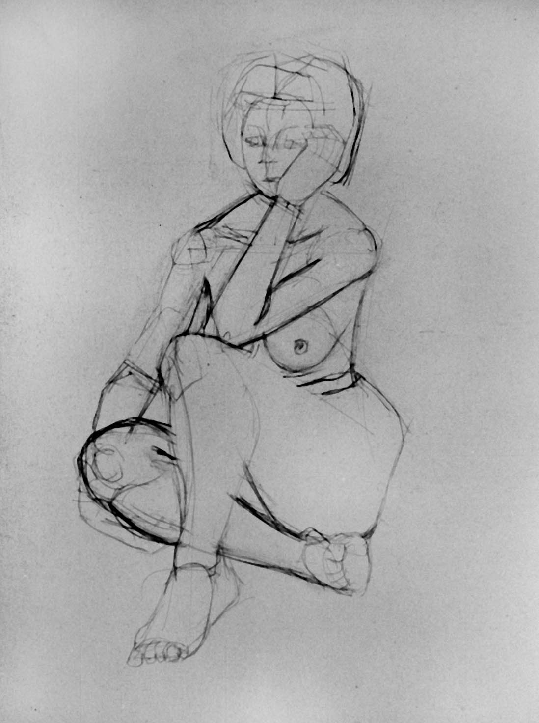 11"x16" Pencil on Paper (1959)