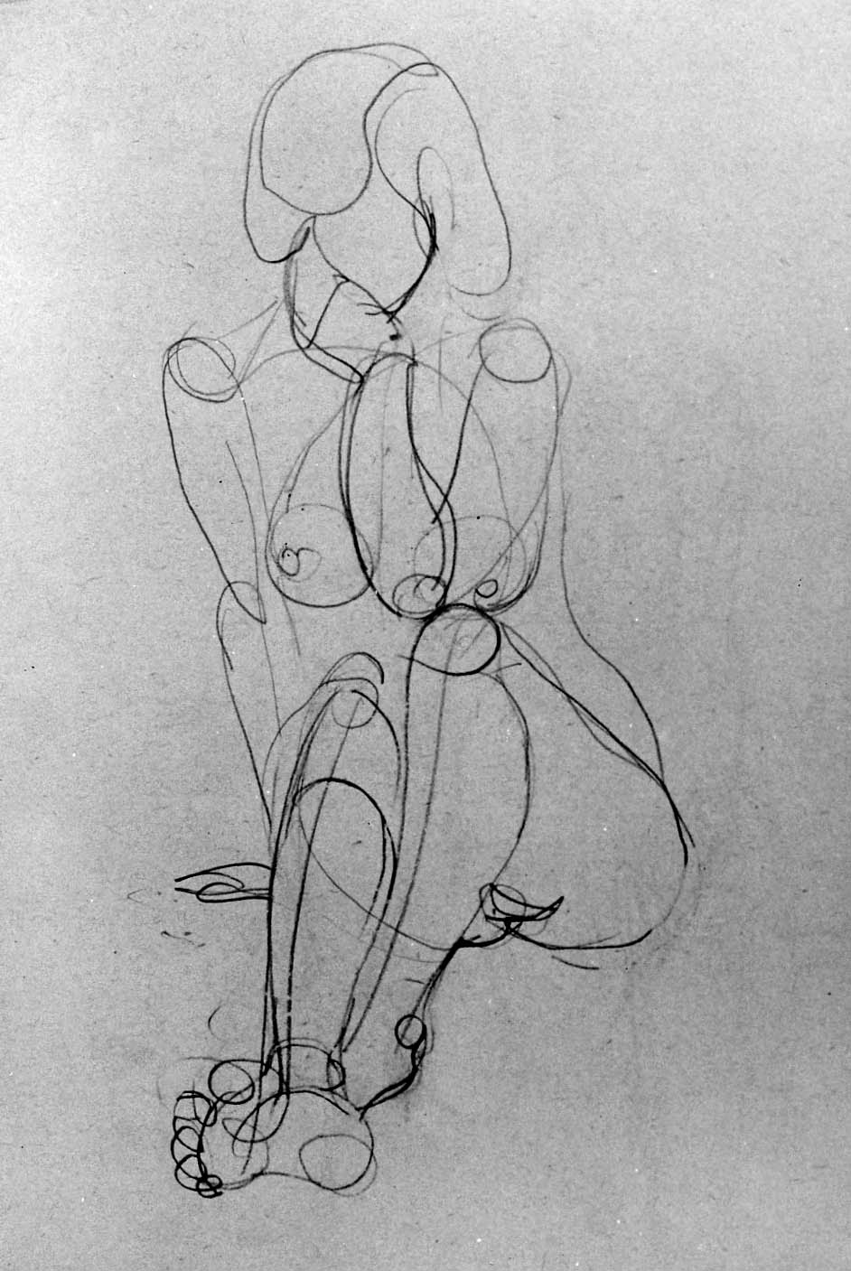 11"x16" Pencil on Paper (1961)