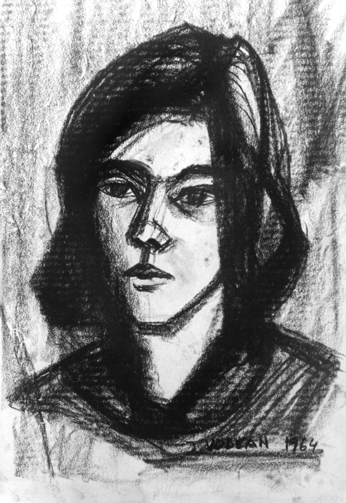 12"x16" Charcoal on Paper (1964)