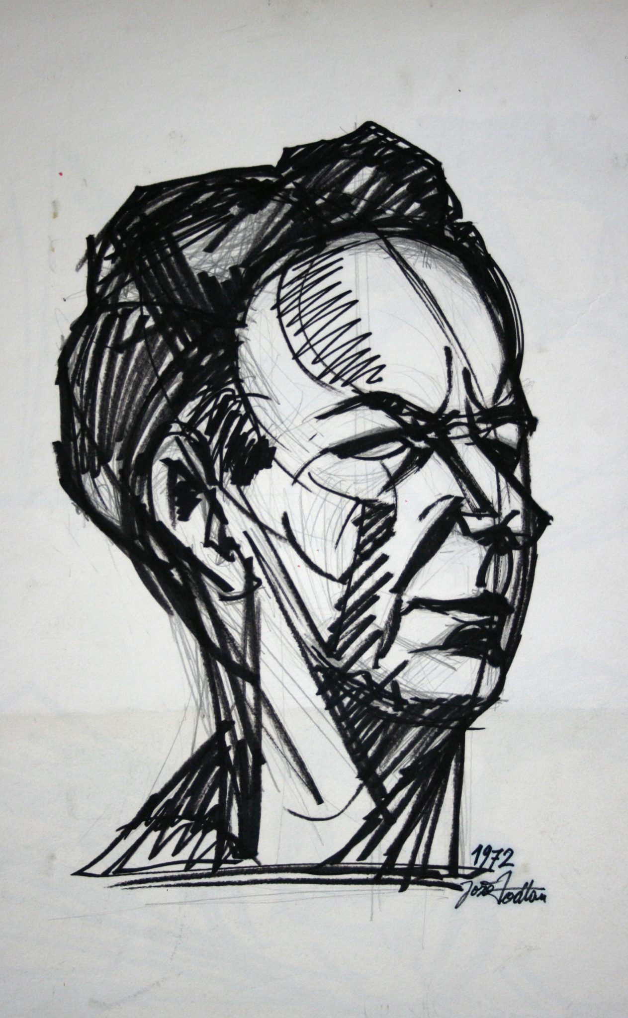 12"x16" Ink on Paper (1972)