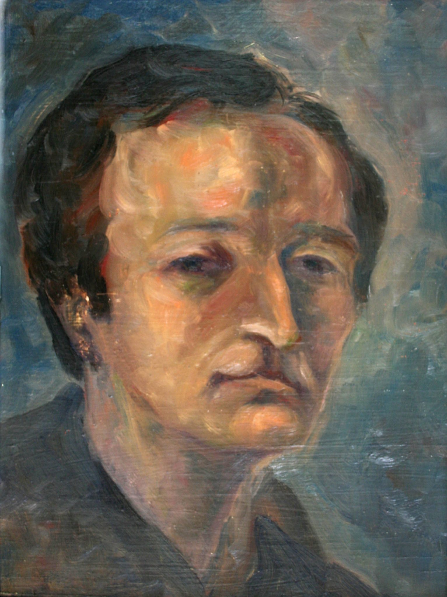 12"x16" Oil on Wood (1972)