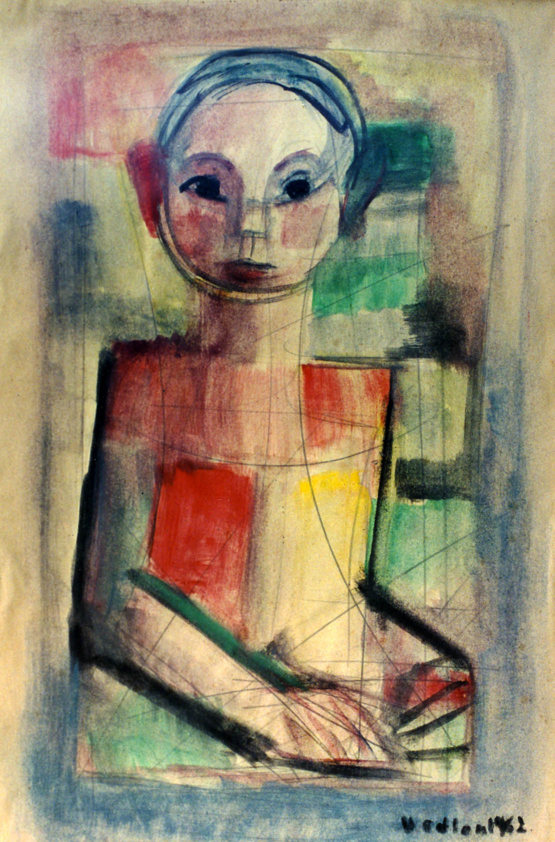 12"x40" Gouache on Paper (1962)