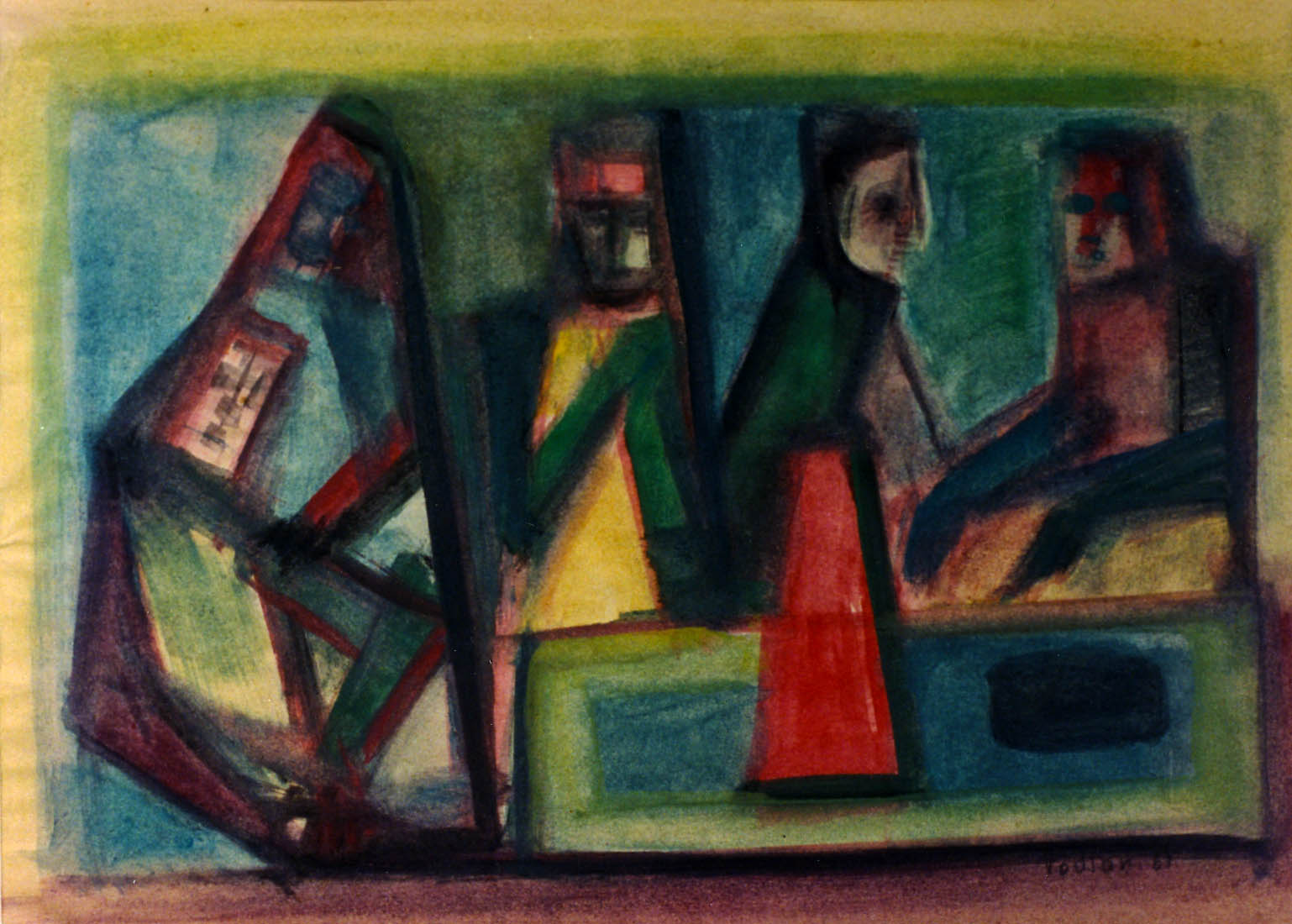 12"x8" Oil on Canvas (1961)