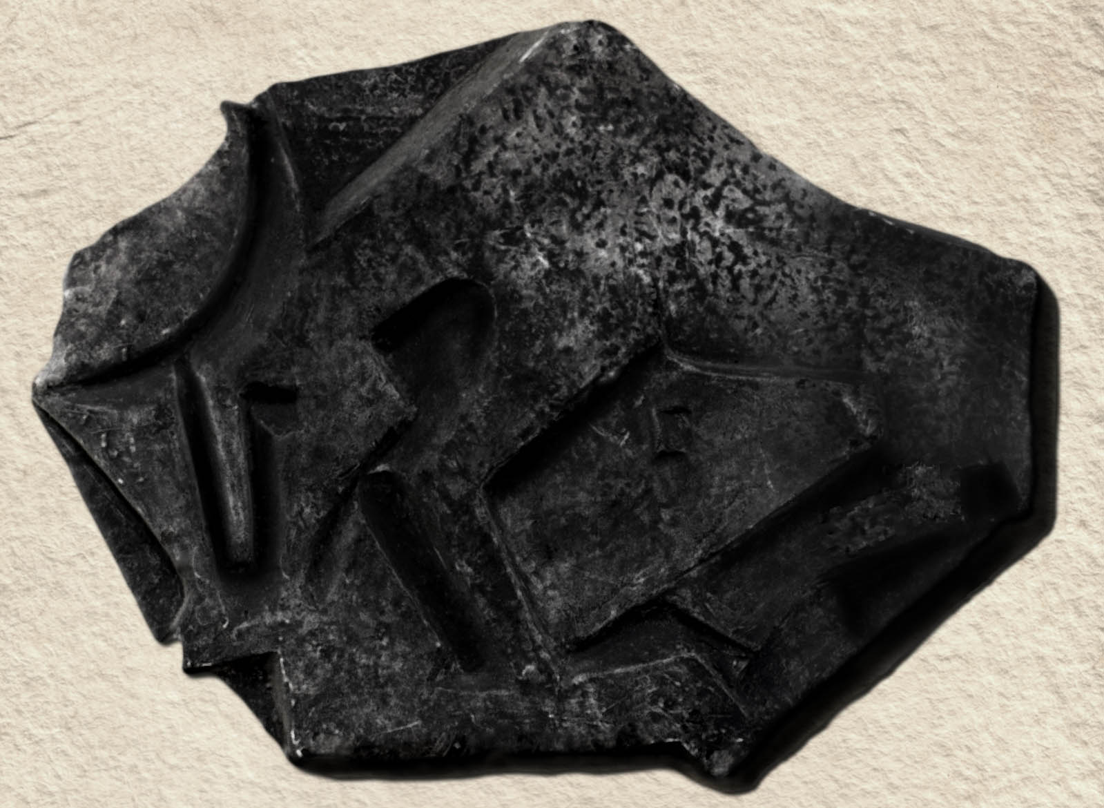 12"x9" Plaster (1961)