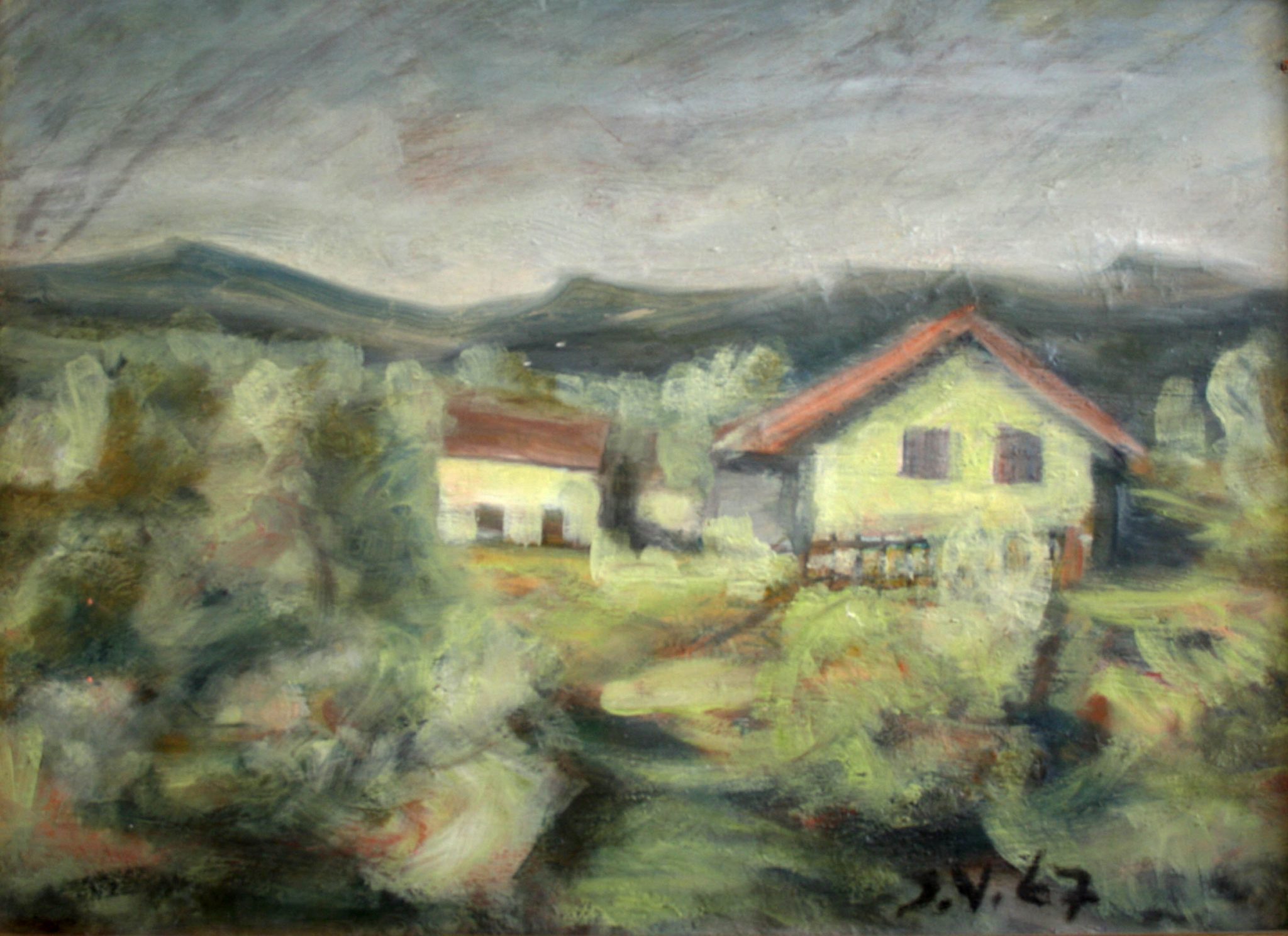 13"x18" Oil on Canvas (1967)