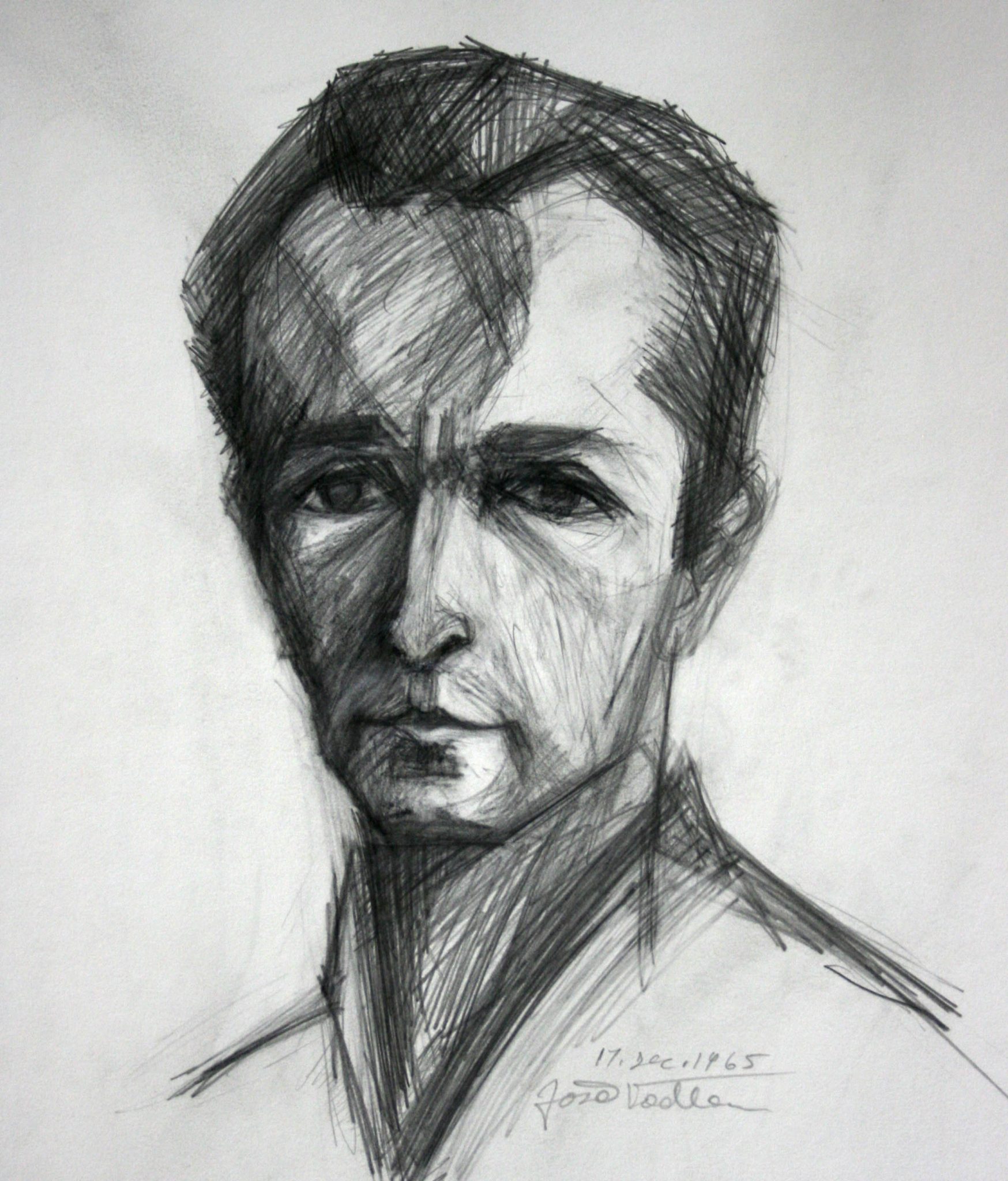 14"x20" Charcoal on Paper (1965)