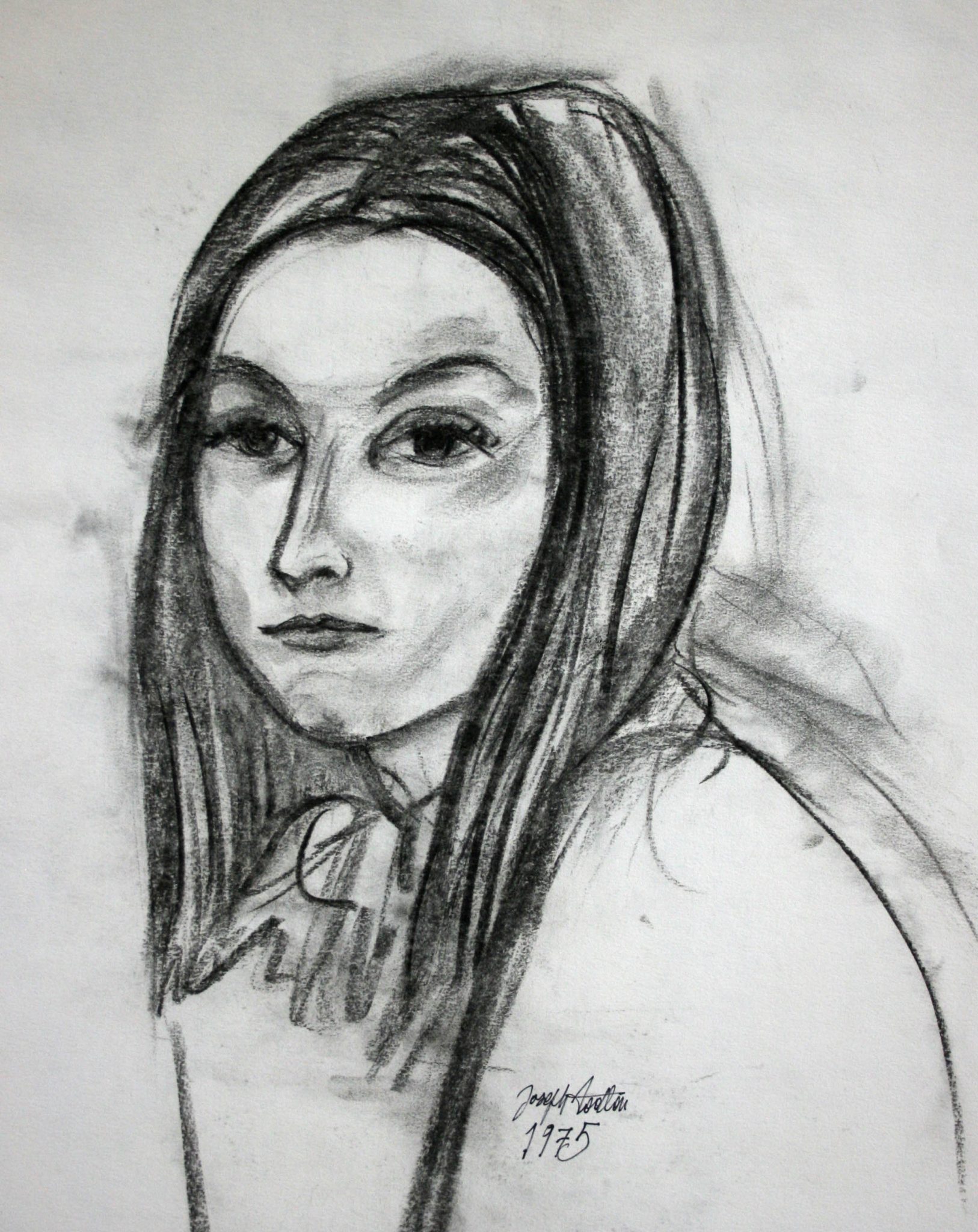 14"x20" Charcoal on Paper (1975)