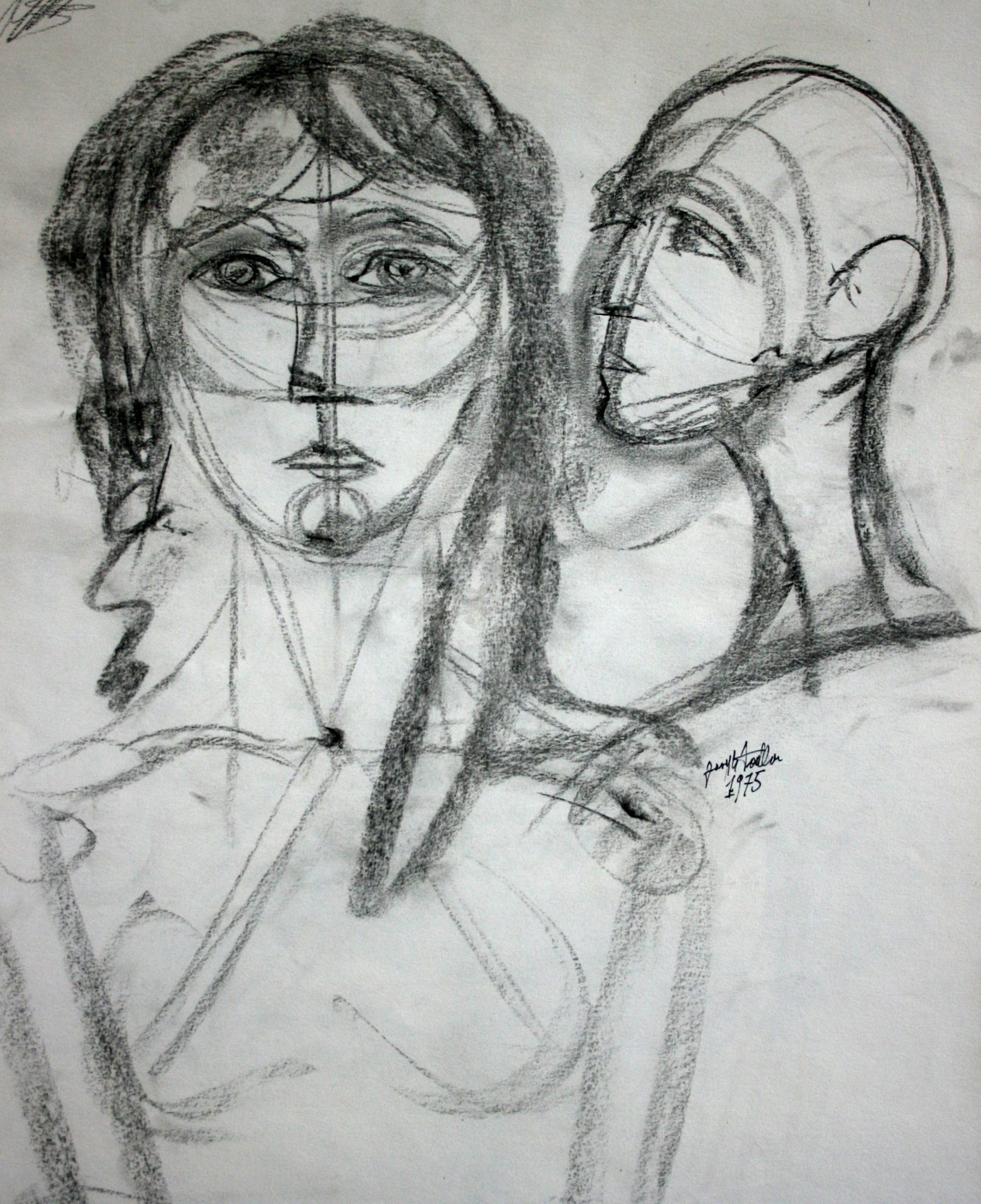 14"x20" Charcoal on Paper (1975)