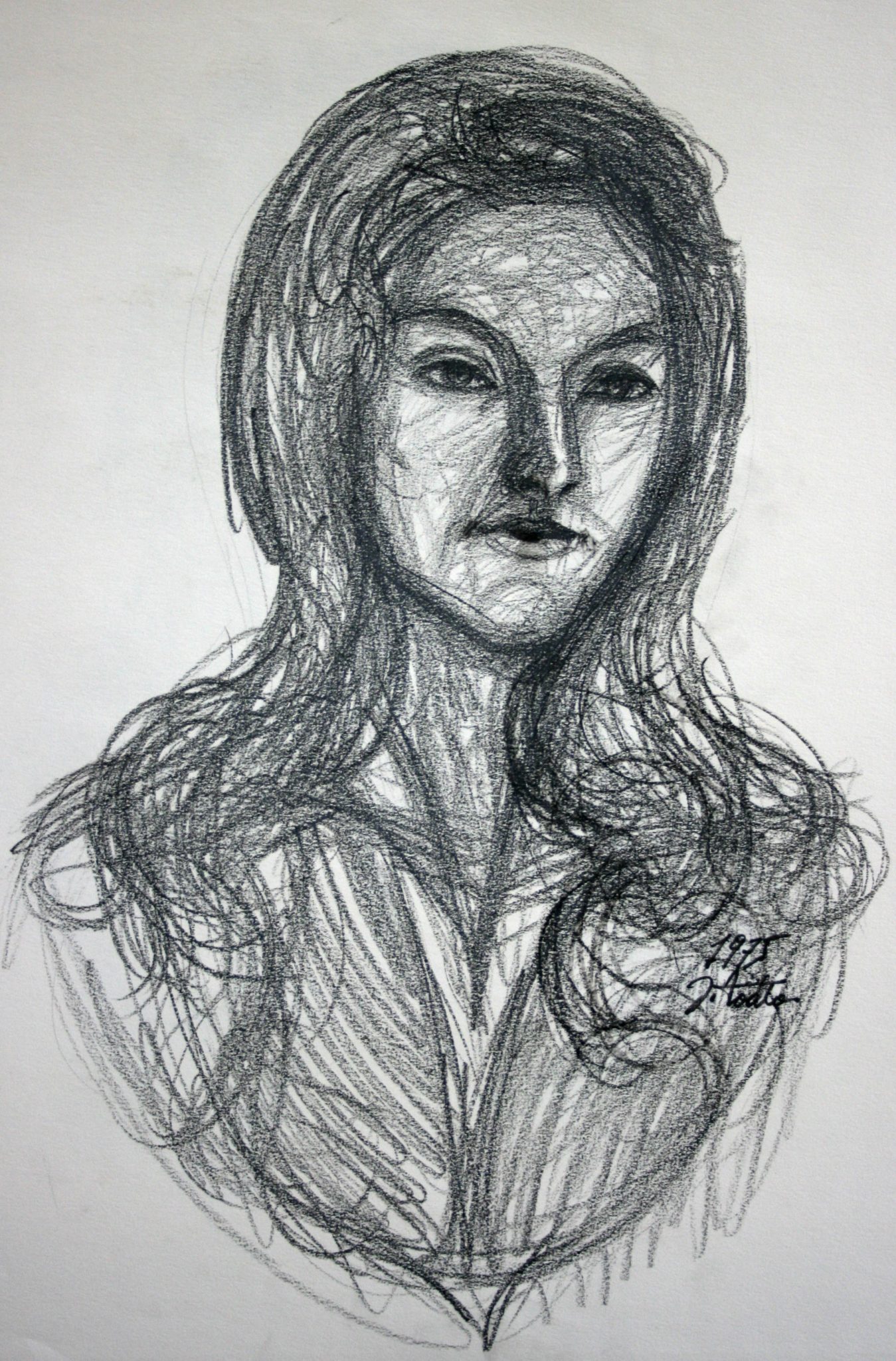 14"x20" Charcoal on Paper (1975)