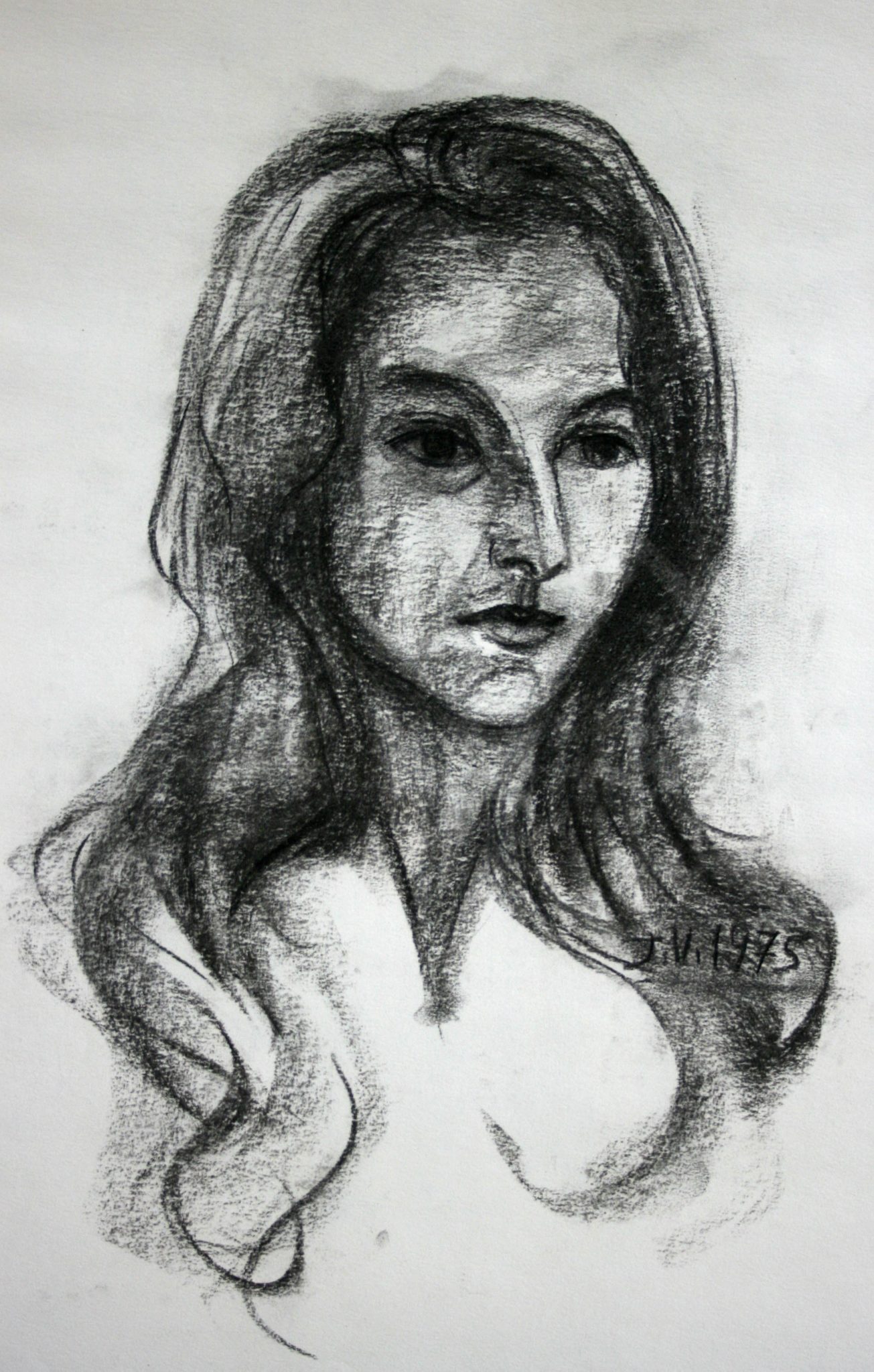 14"x20" Charcoal on Paper (1975)