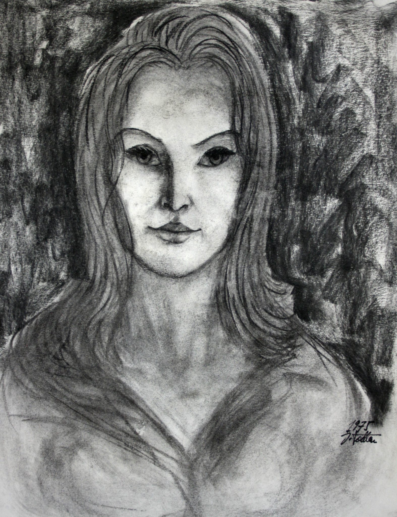 14"x20" Charcoal on Paper (1975)