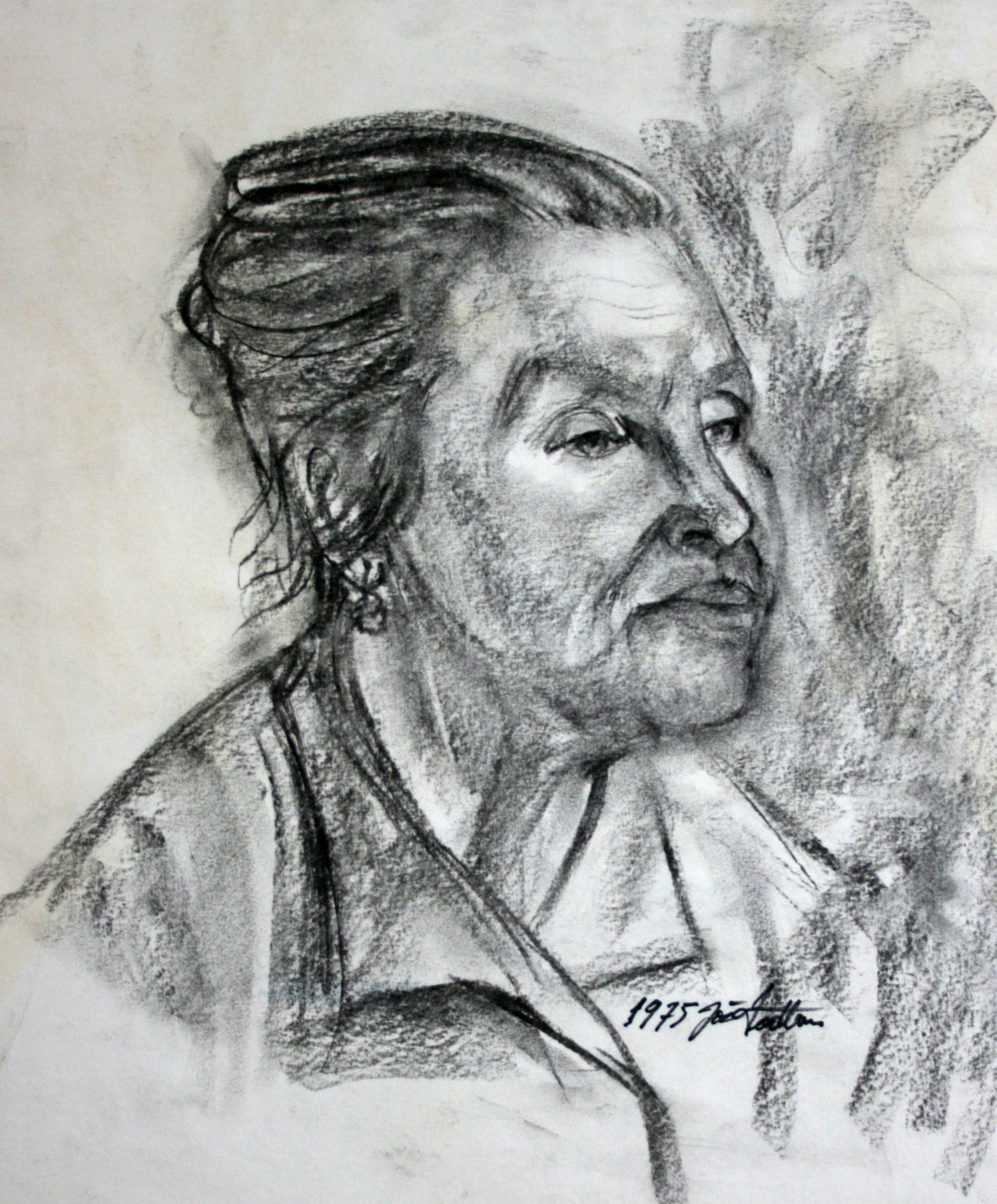 14"x20" Charcoal on Paper (1975)