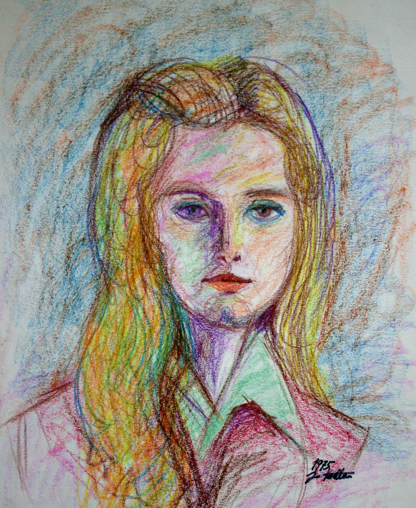 14"x20" Crayon on Paper (1975)