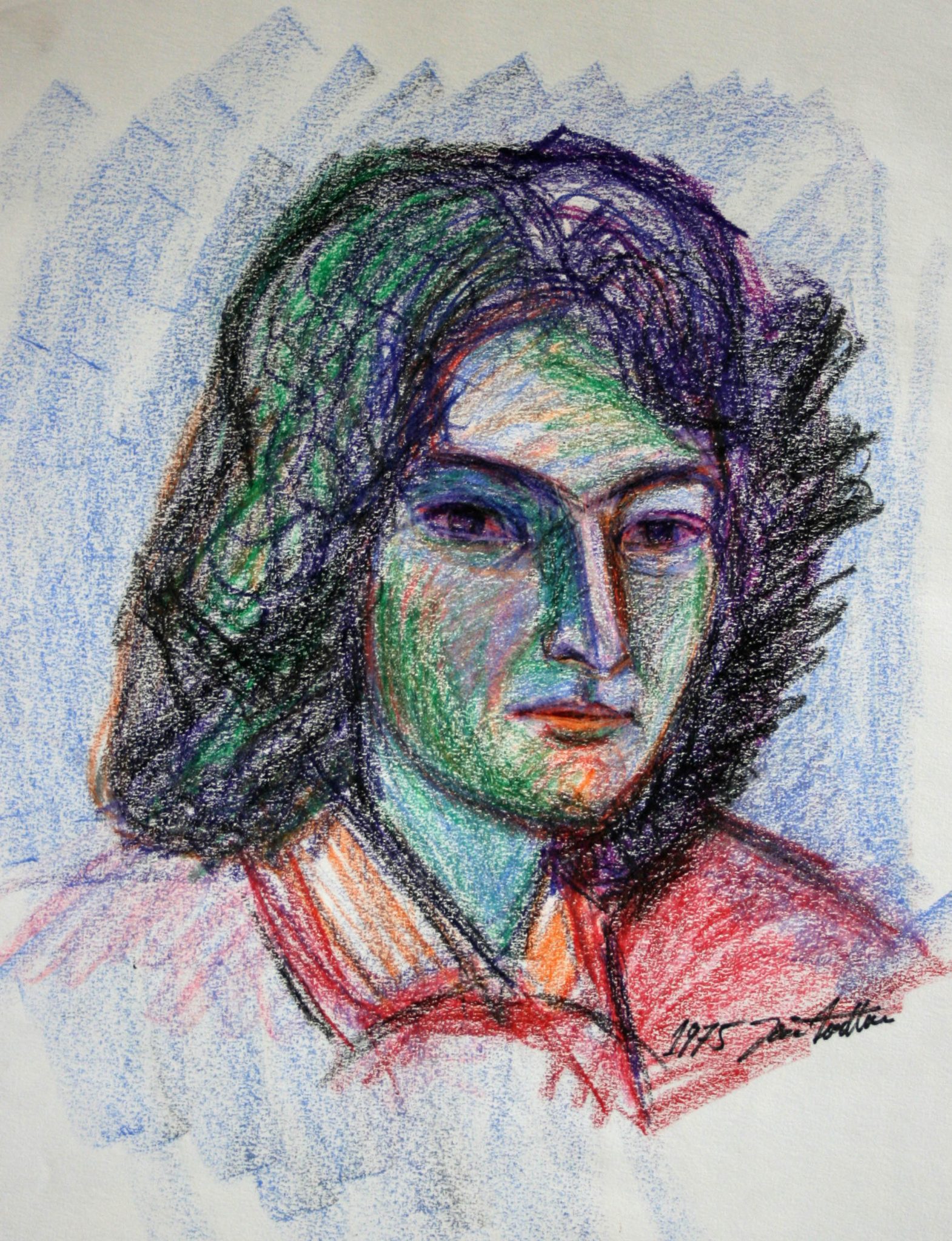 14"x20" Crayon on Paper (1975)