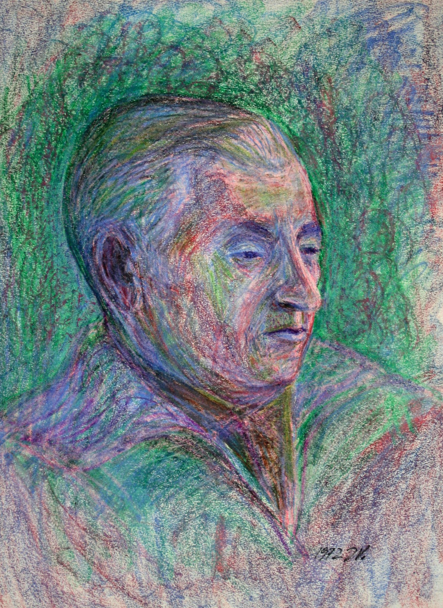 14"x20" Crayon on Paper (1975)