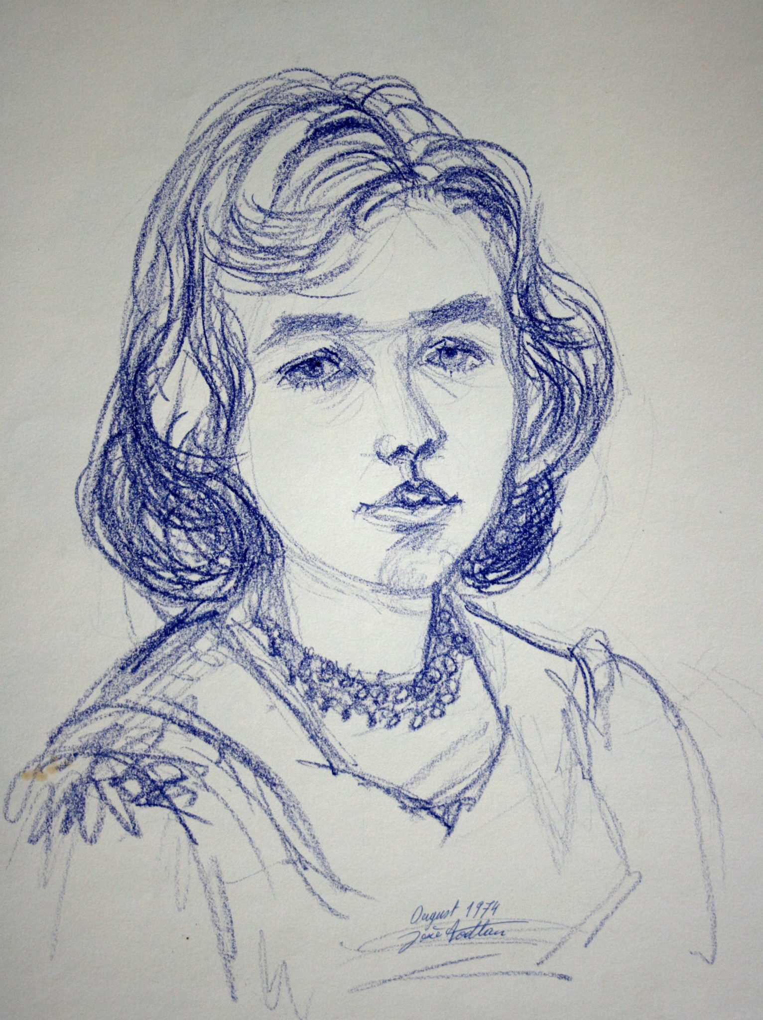 14"x20" Crayon on Paper (1975)