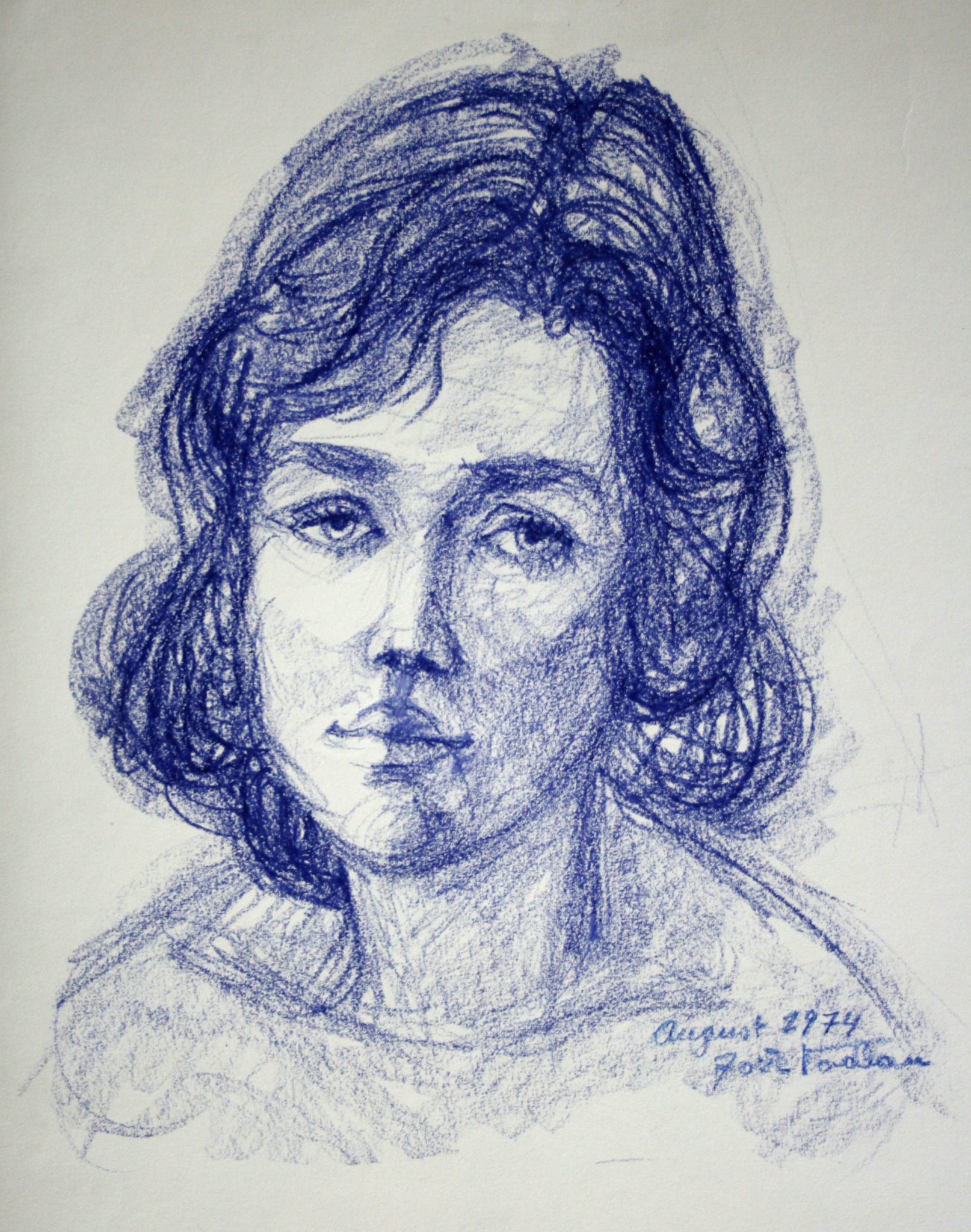 14"x20" Crayon on Paper (1975)