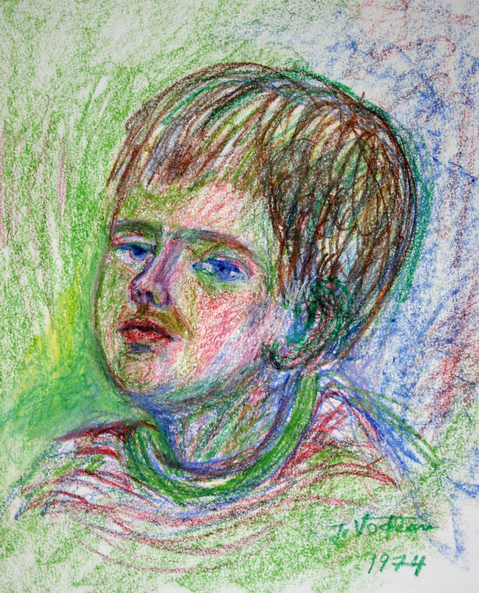 14"x20" Crayon on Paper (1975)