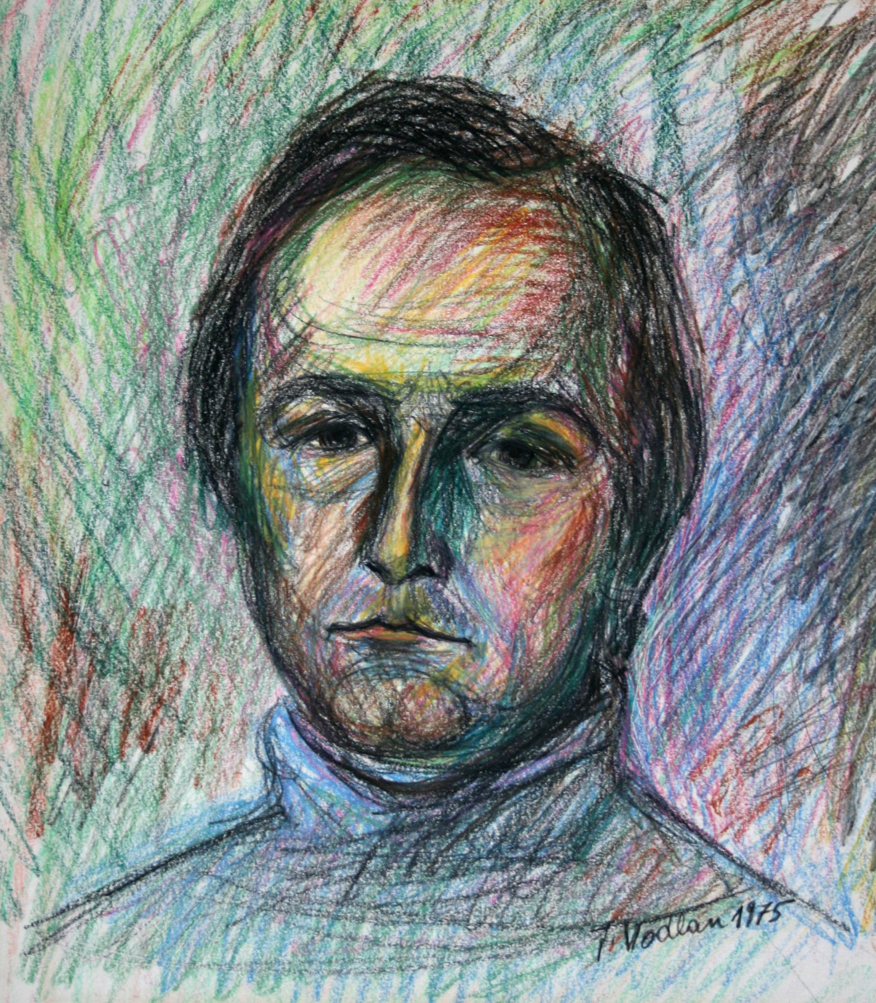 14"x20" Crayon on Paper (1975)