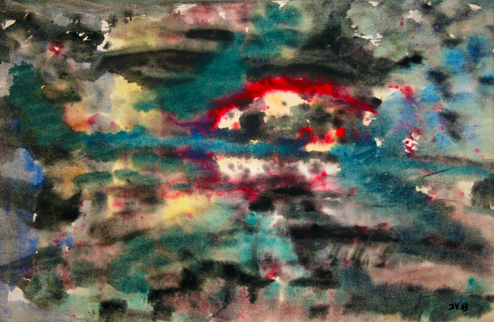 14"x21" Fresco on Paper (1963)