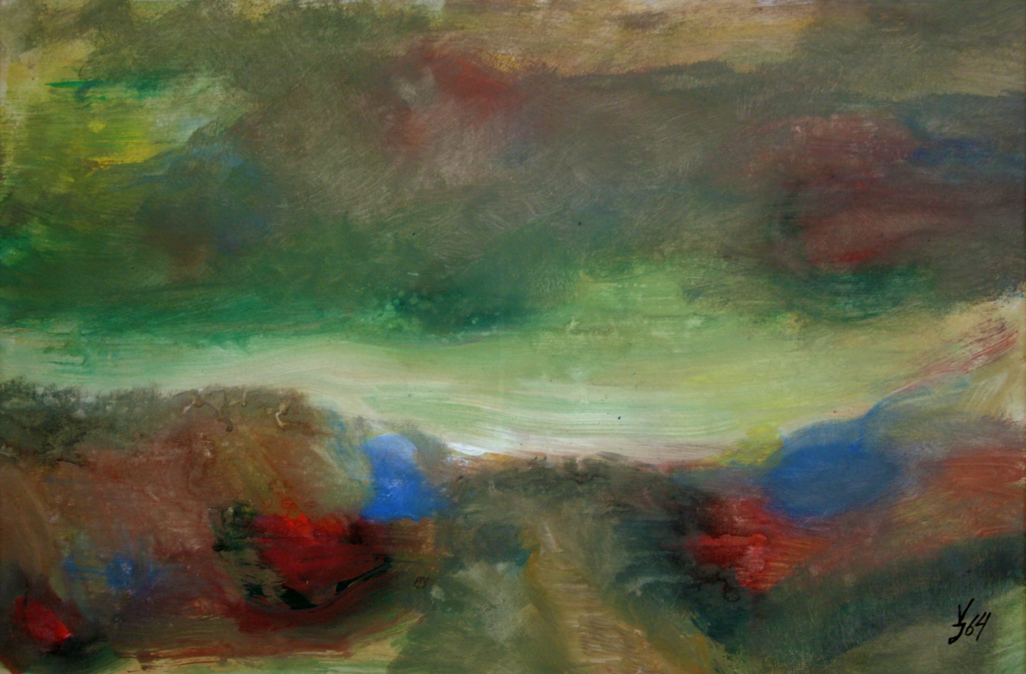 14"x21" Fresco on Paper (1964)