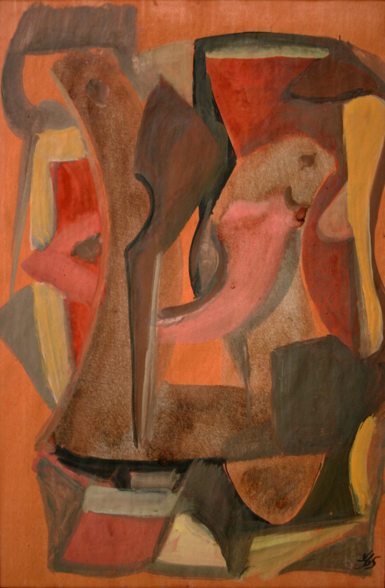 14"x21" Fresco on Paper (1965)