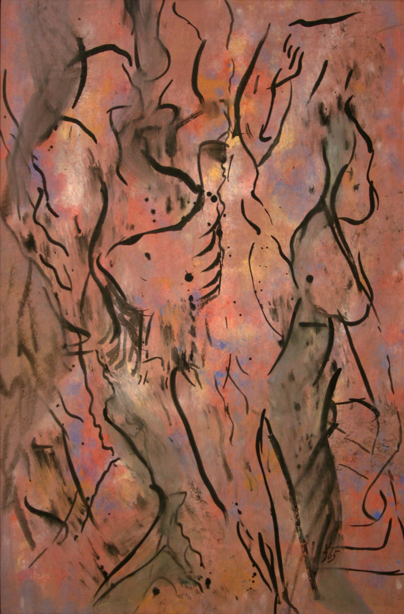 14"x21" Fresco on Paper (1965)