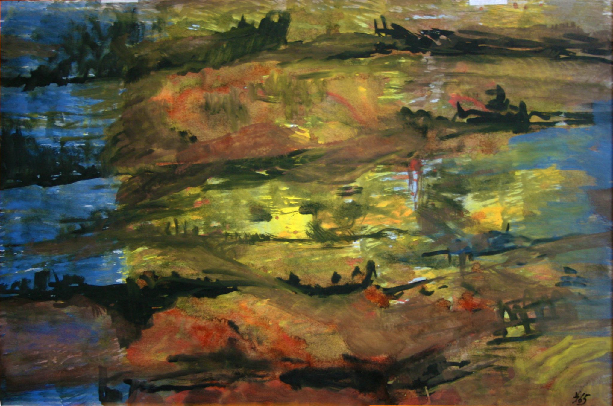 14"x21" Fresco on Paper (1965)