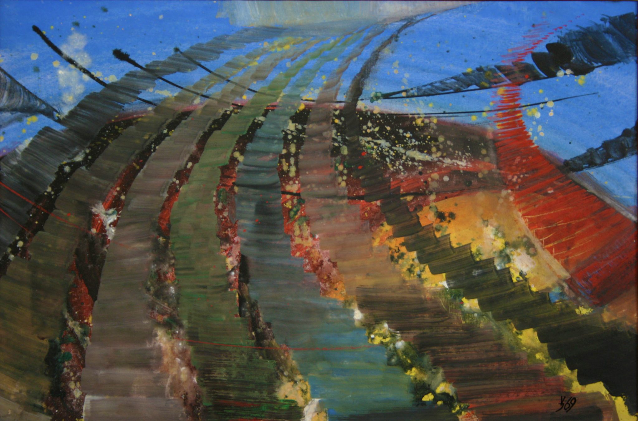 14"x21" Fresco on Paper (1965)