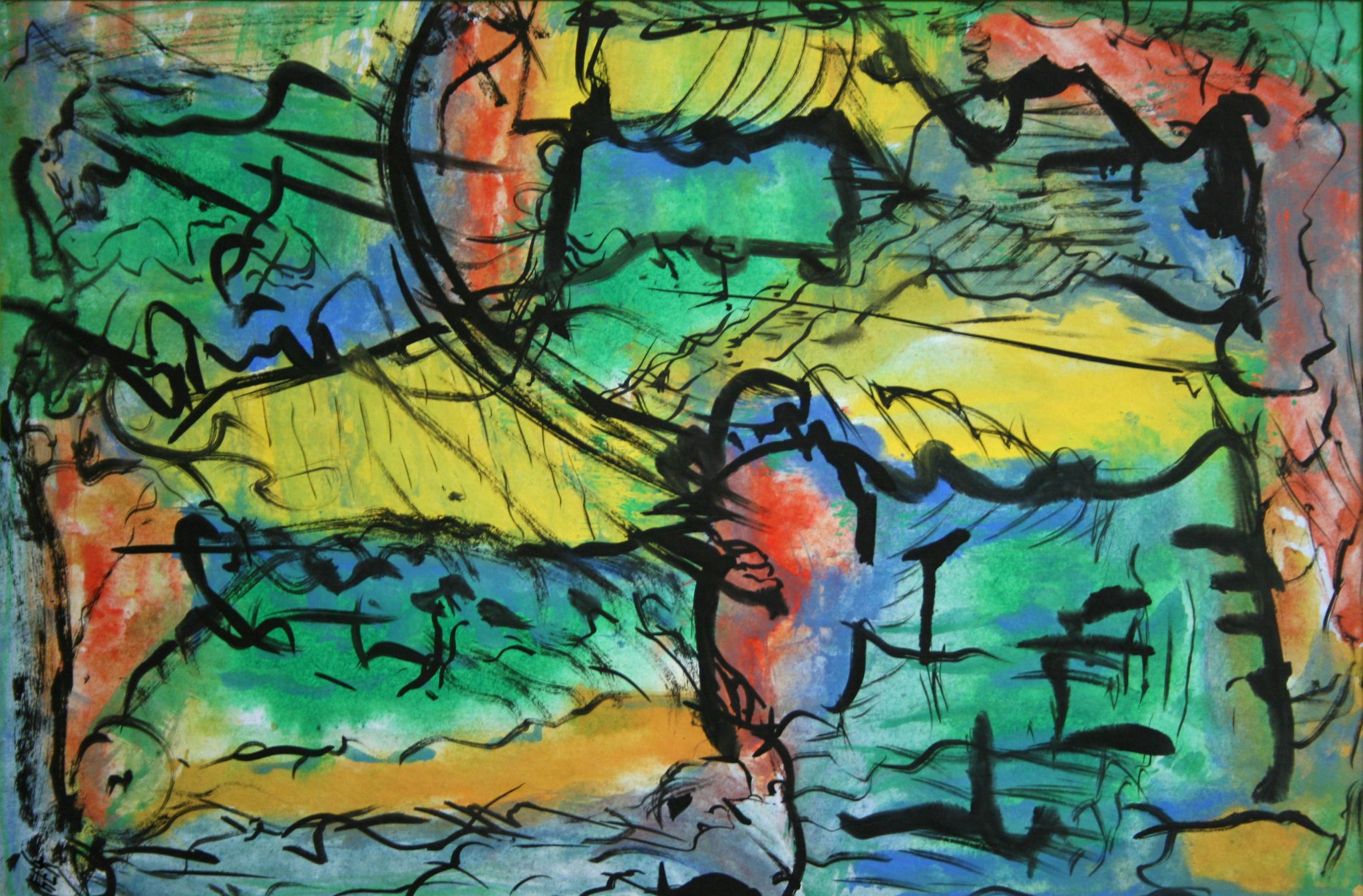 14"x21" Fresco on Paper (1965)