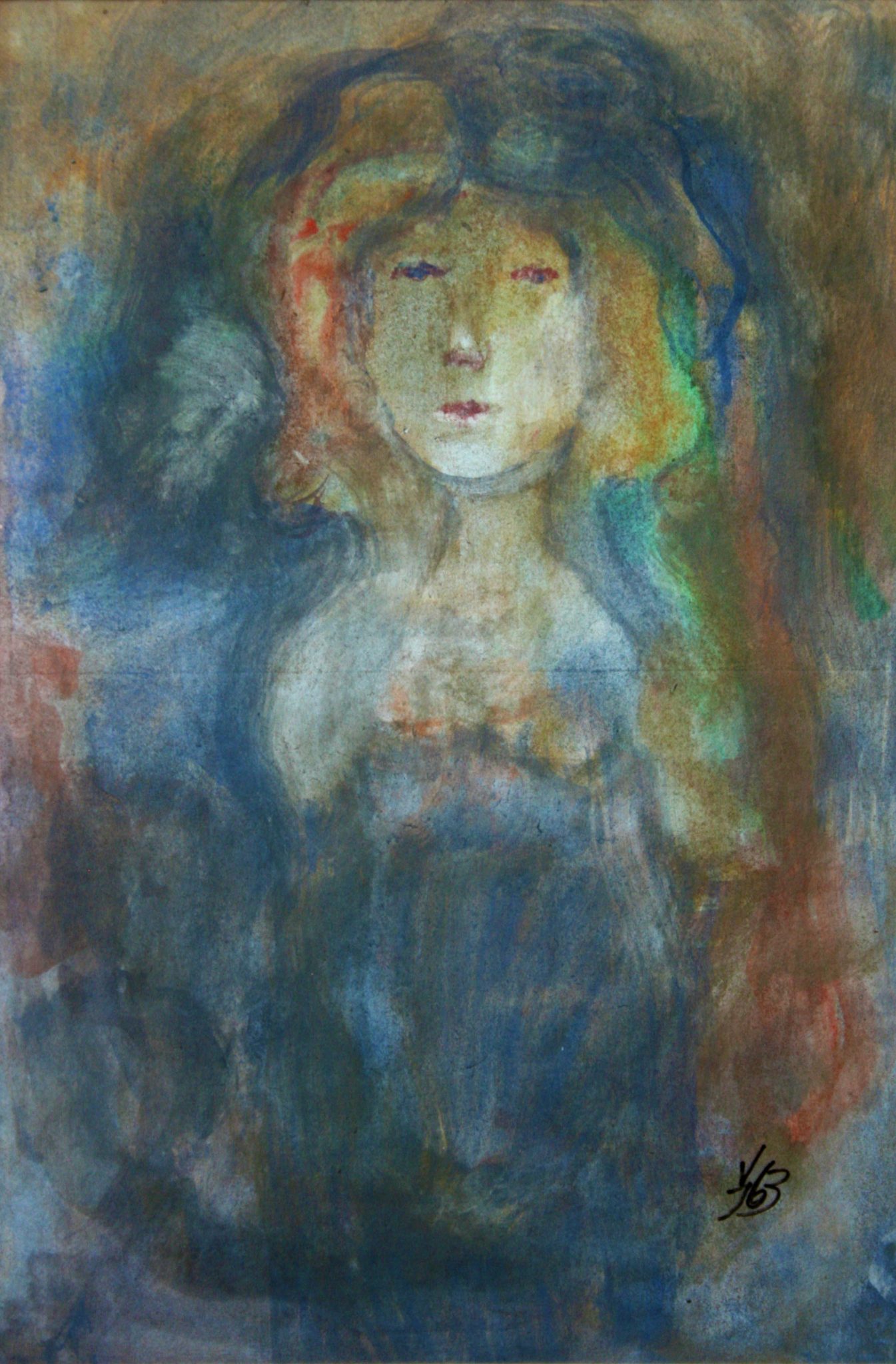 14"x21" Fresco on Paper (1965)