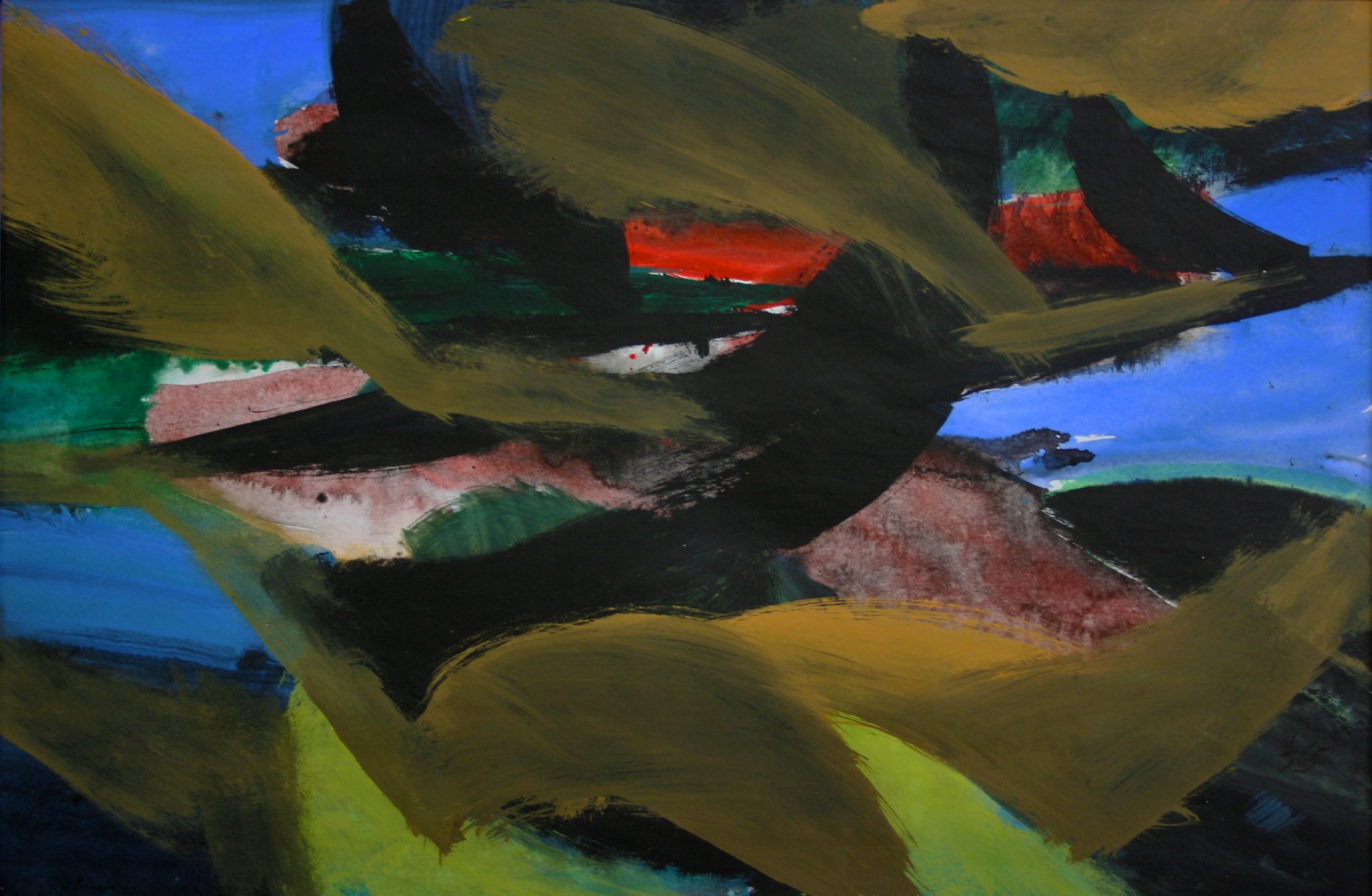 14"x21" Fresco on Paper (1965)