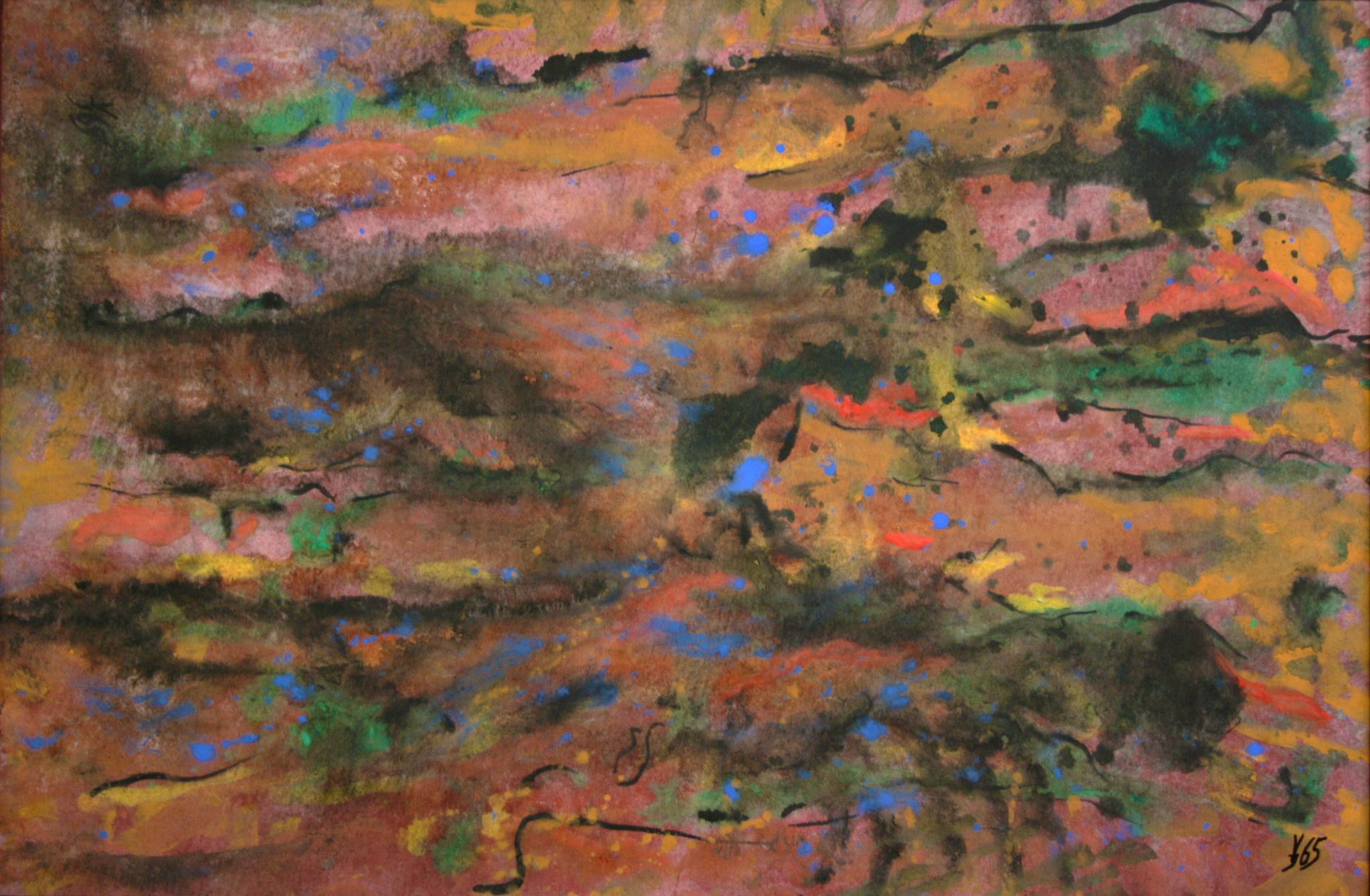 14"x21" Fresco on Paper (1965)