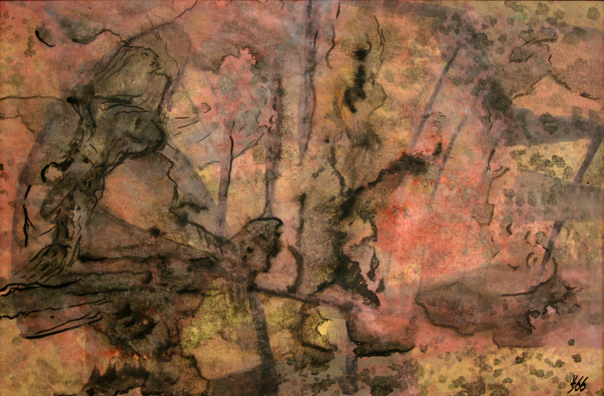 14"x21" Fresco on Paper (1966)