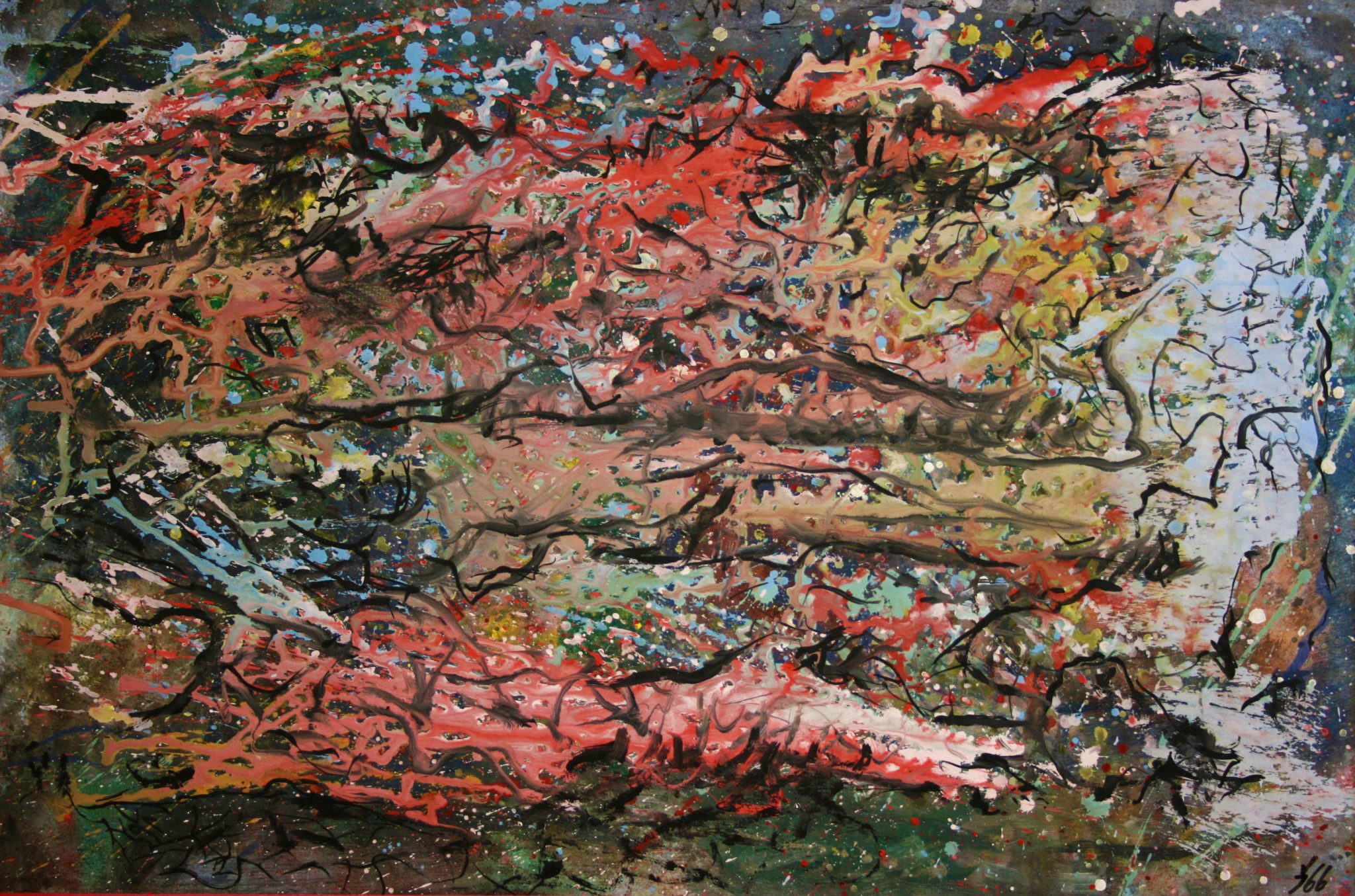 14"x21" Fresco on Paper (1966)