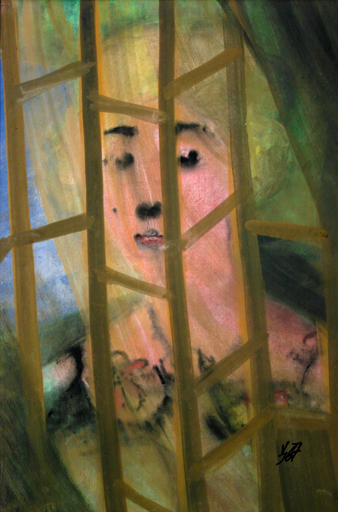 14"x21" Fresco on Paper (1967)