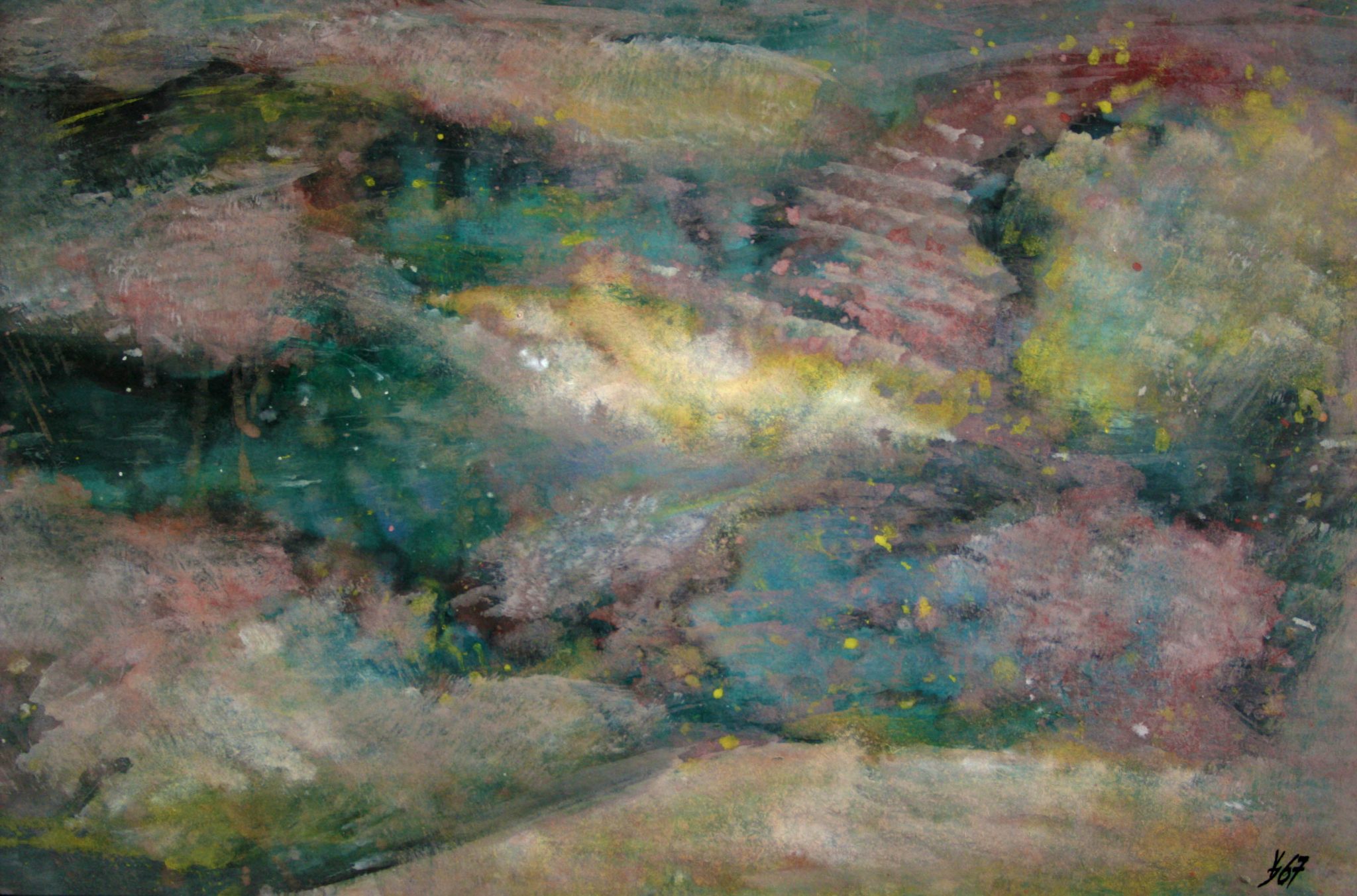 14"x21" Fresco on Paper (1967)