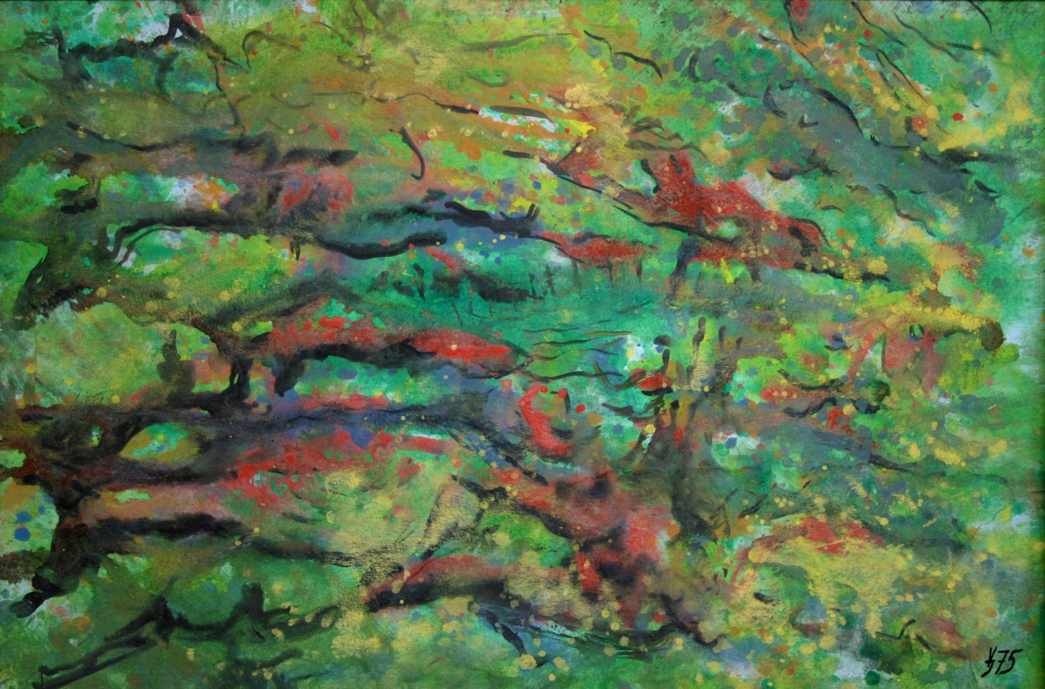 14"x21" Fresco on Paper (1975)