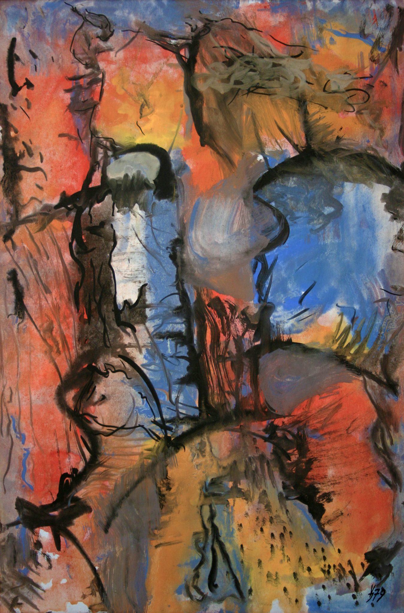 14"x21" Fresco on Paper (1979)