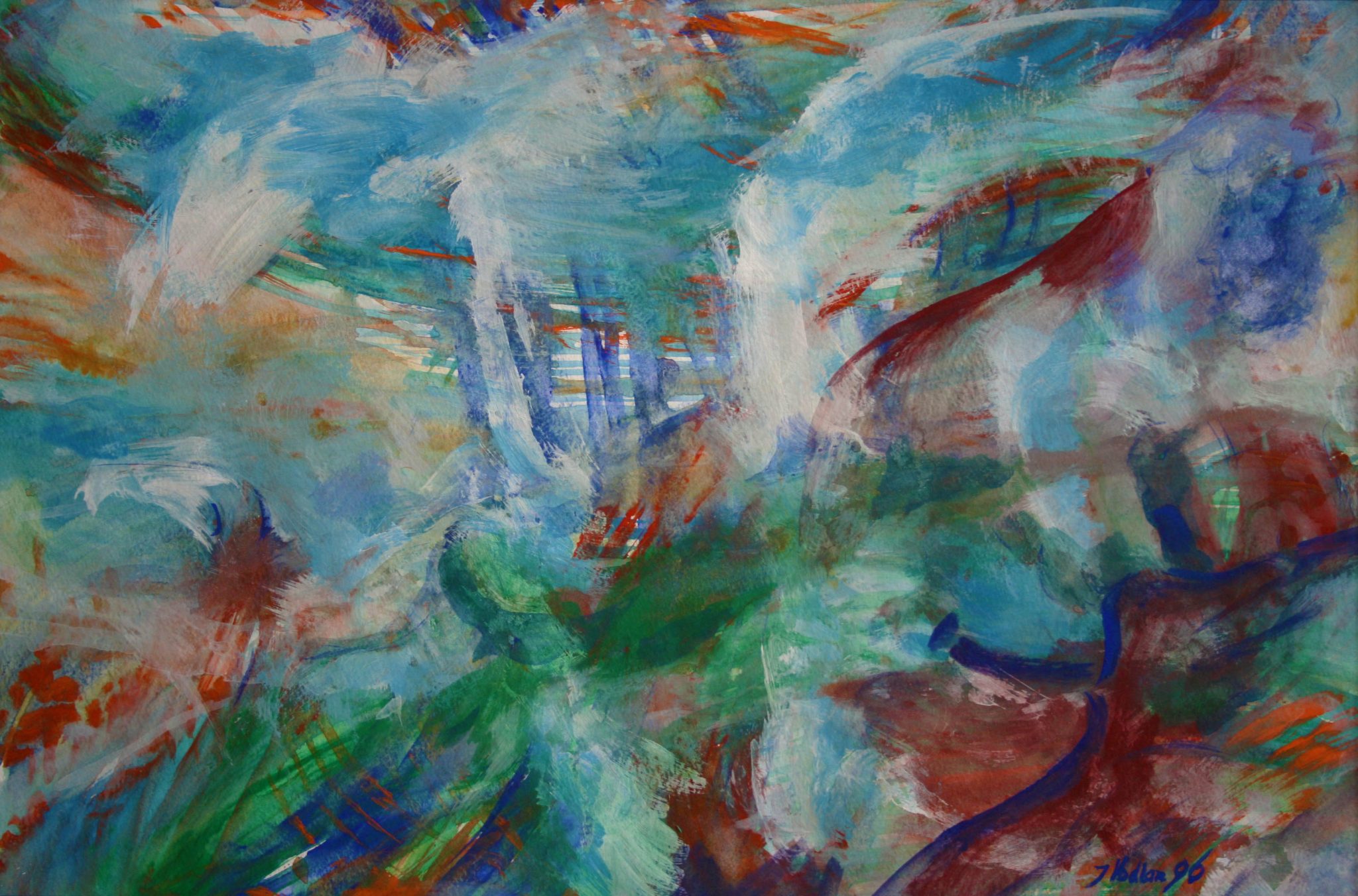 14"x21" Fresco on Paper (1996)