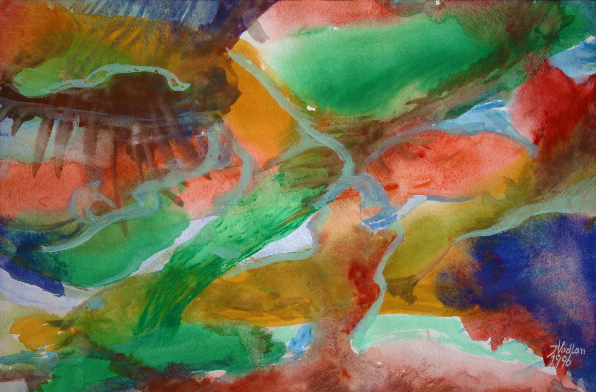 14"x21" Fresco on Paper (1996)