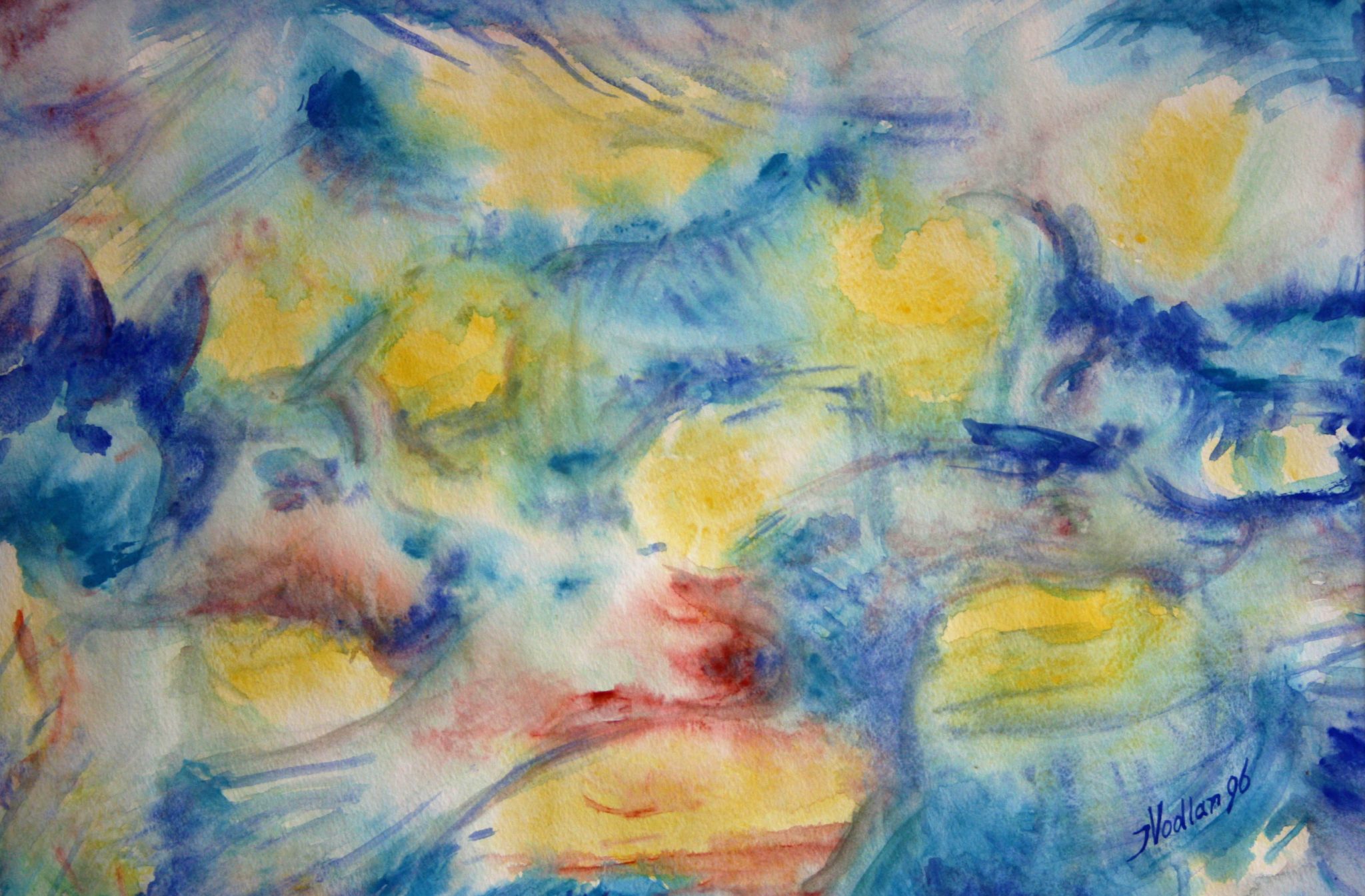 14"x21" Fresco on Paper (1996)