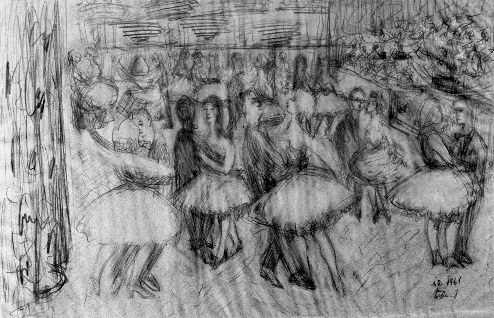 17"x11" Pencil on Paper (1961)