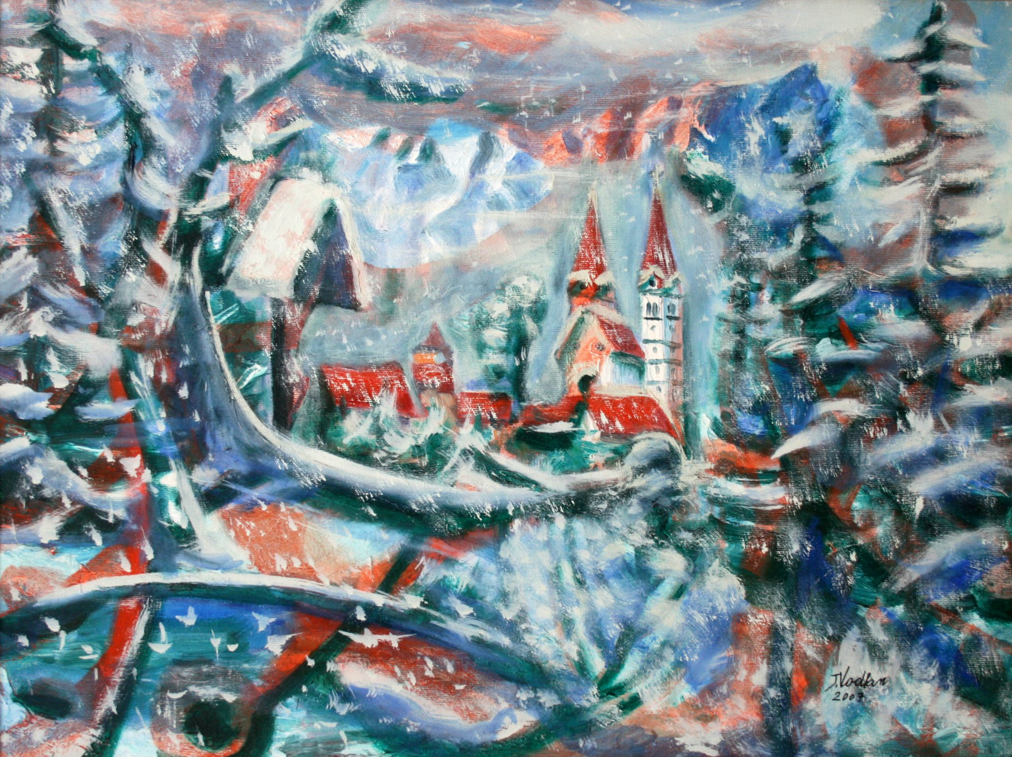 18"x24" Oil on Canvas (2007)