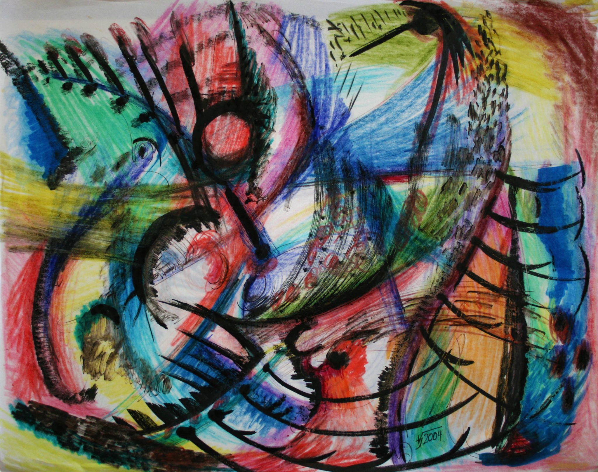 18"x24" Oil on Paper (2004)