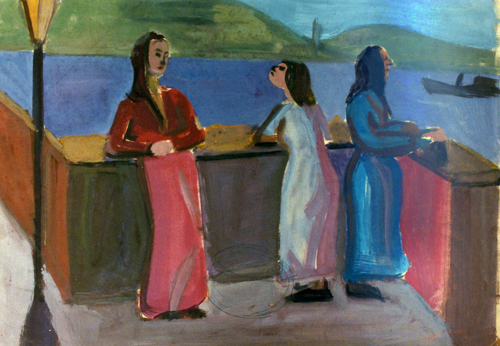 24"x16" Gouache on Canvas (1961)