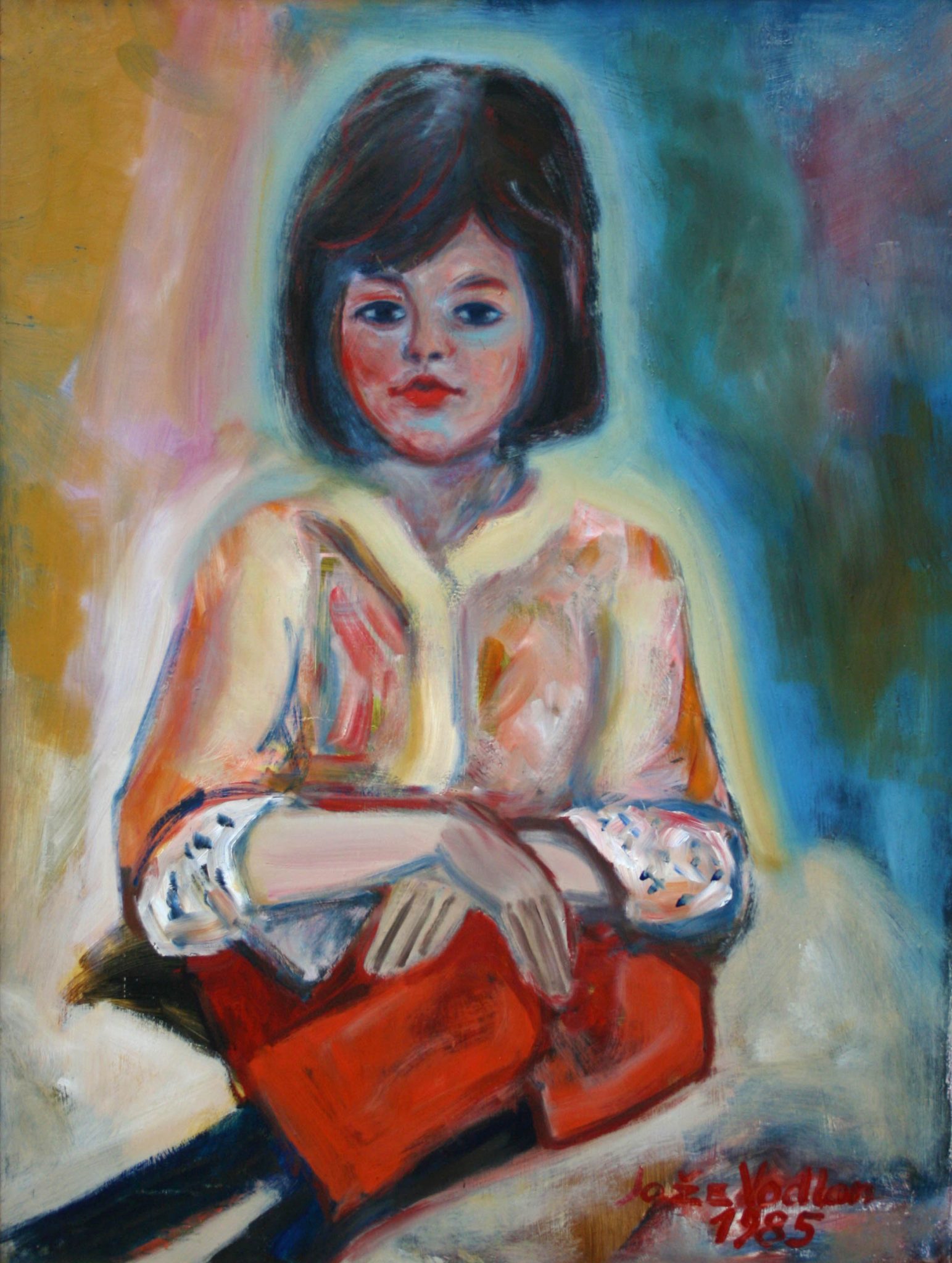 24"x32" Oil on Masonite (1985)